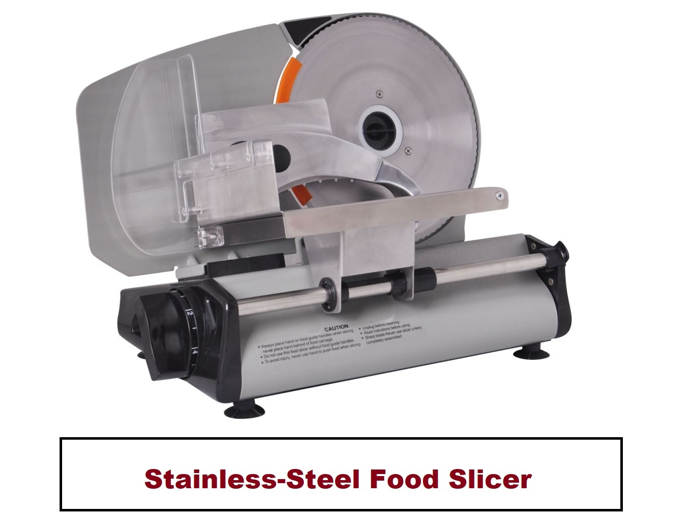8-3/4 in. Stainless-Steel Food Slicer
