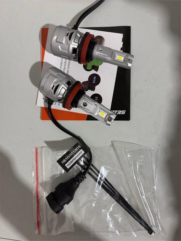 SEALIGHT H8/H9/H11/H16 LED Headlight Bulbs 80W 6500K Cool White - photo 4