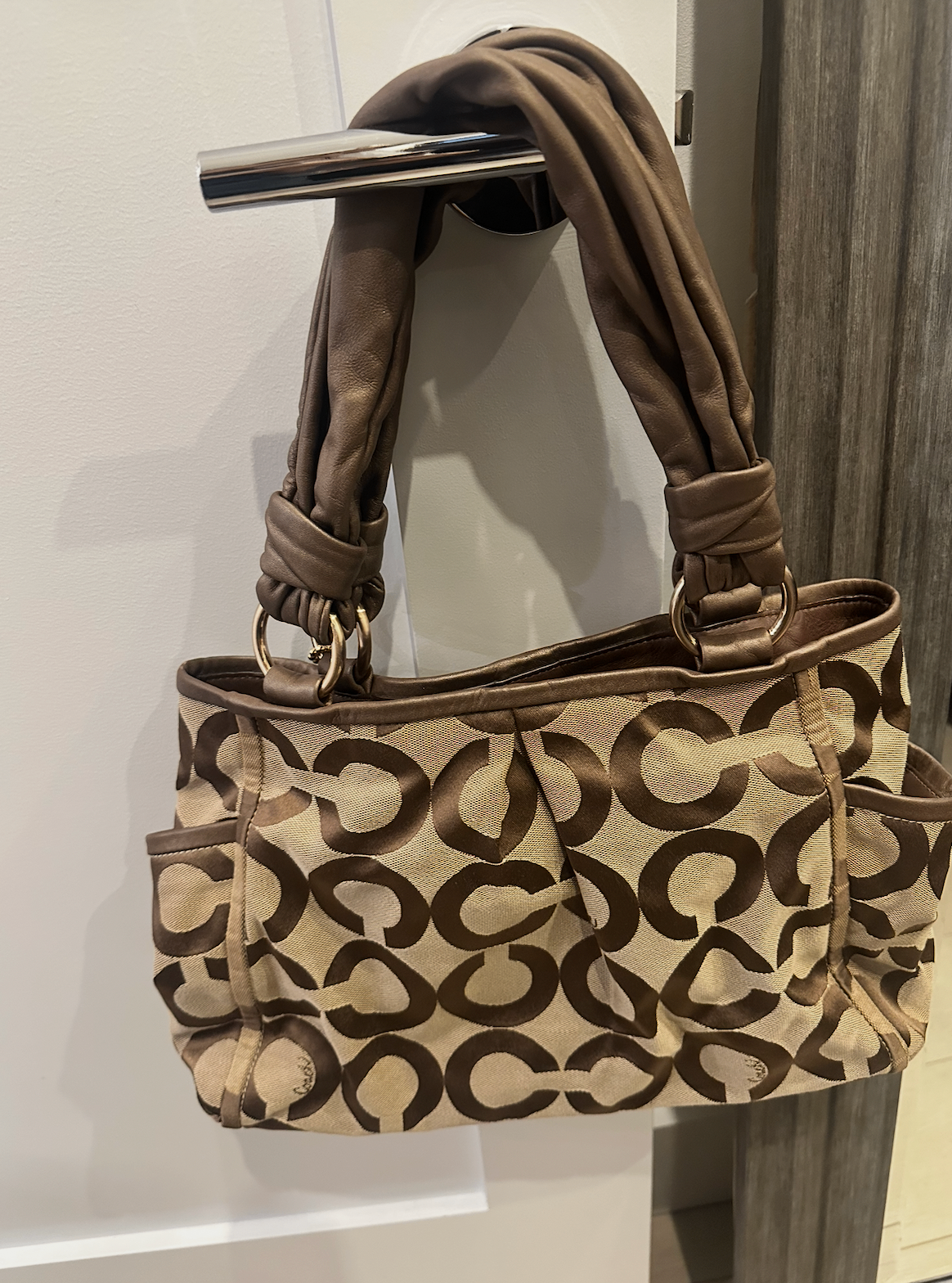 Authentic Coach Signature Tote Bag
