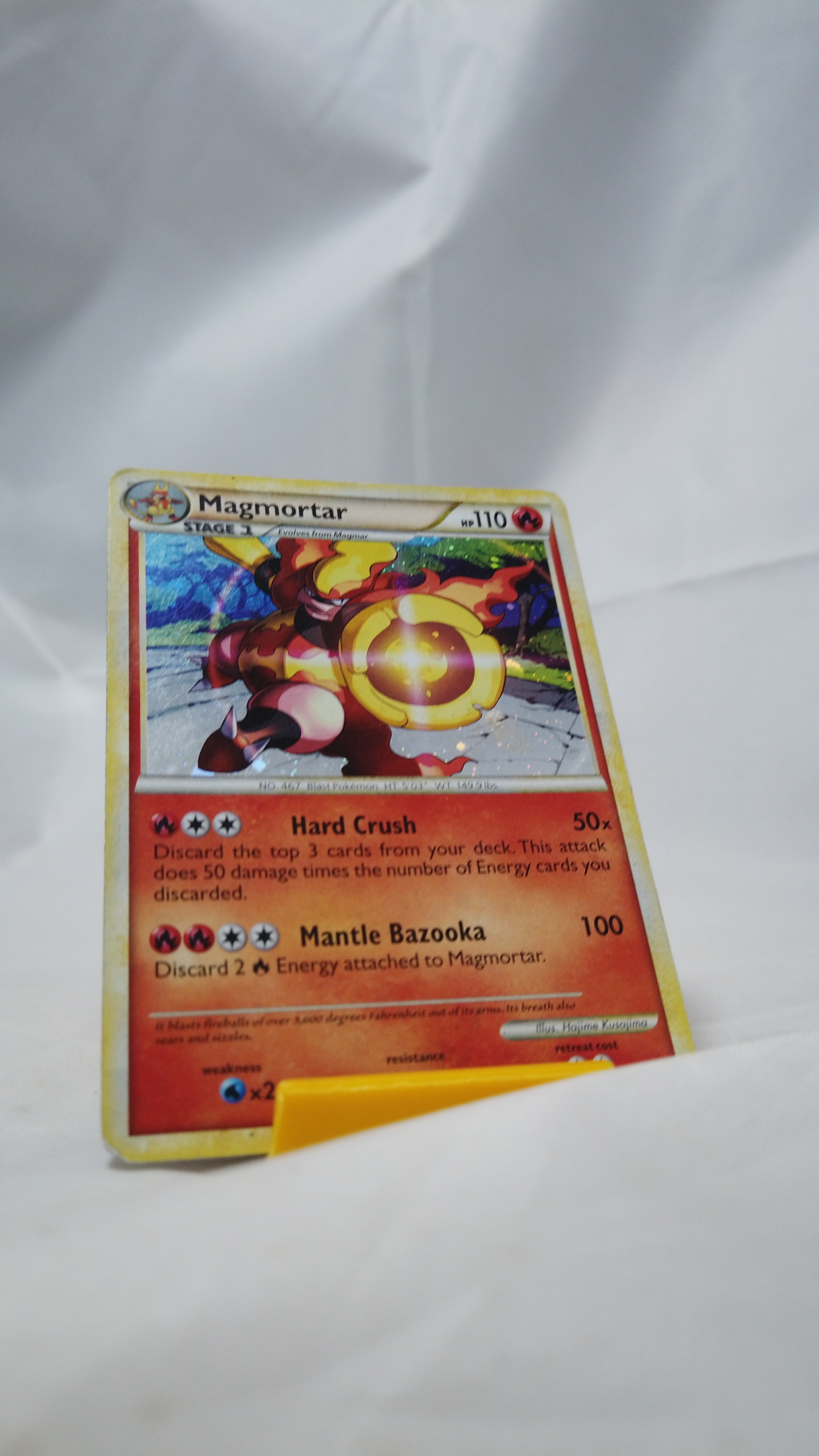 Pokemon Magmortar 16/95 Call of Legends Card Holo Rare MP
