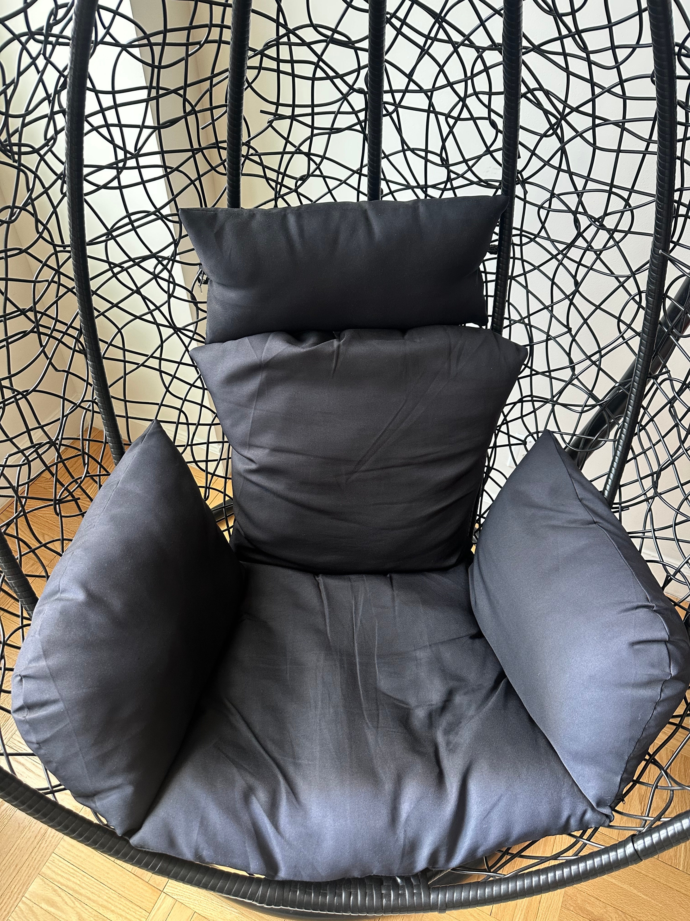 Luxury Swing Egg Chair with Cushions - photo 4