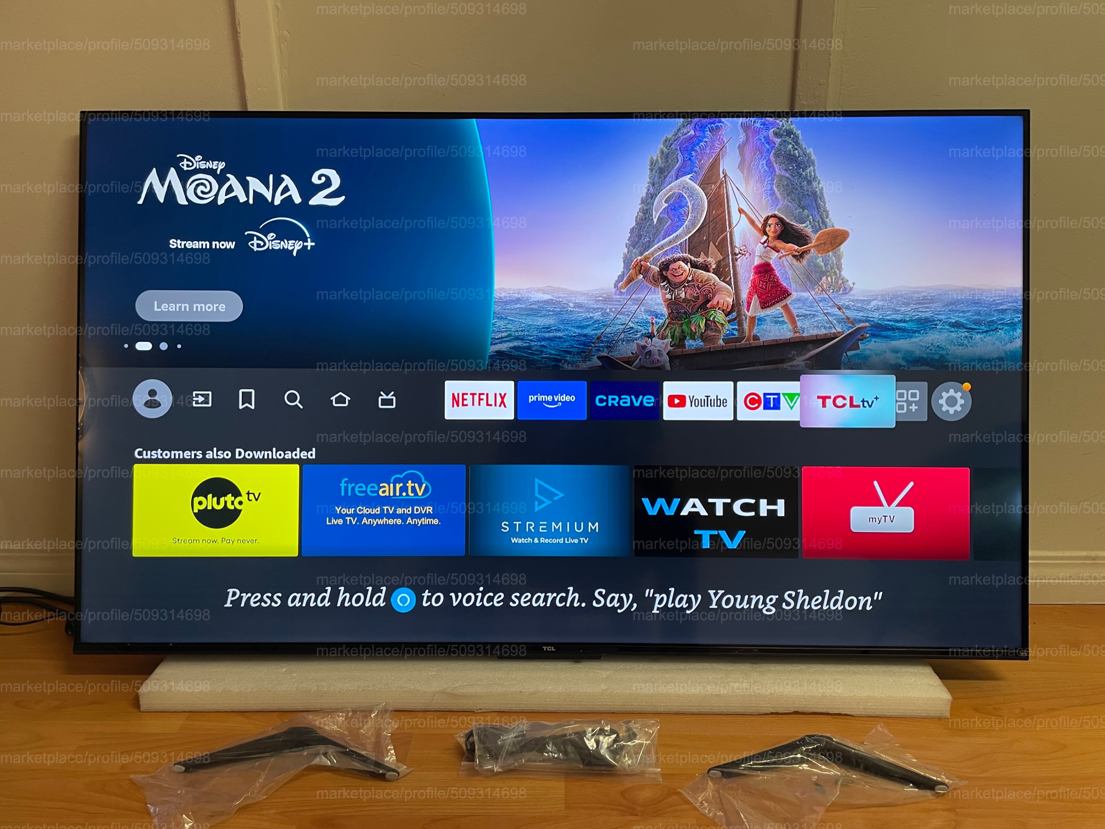 Mint! TCL 55" QLED 55Q550F-CA Q5-Class 4K Smart TV - photo 3