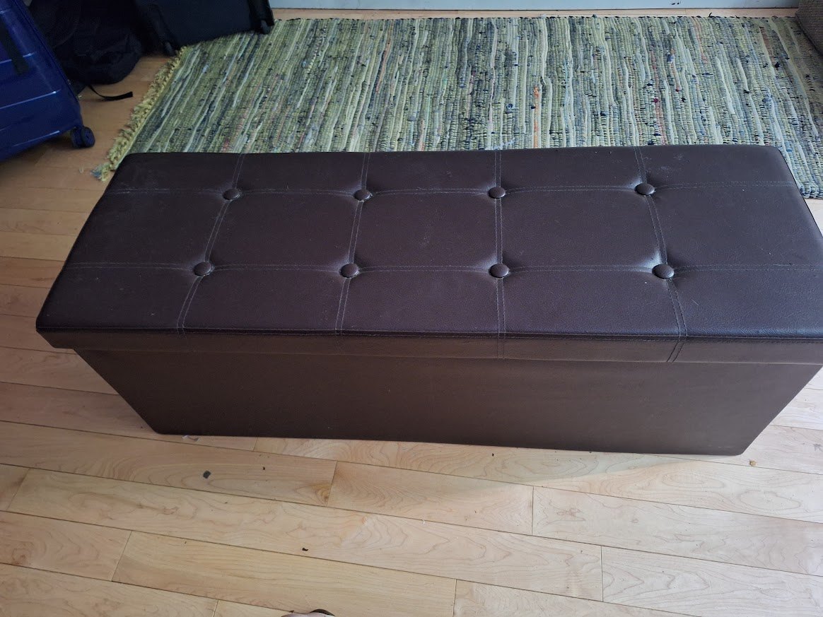Brown storage container