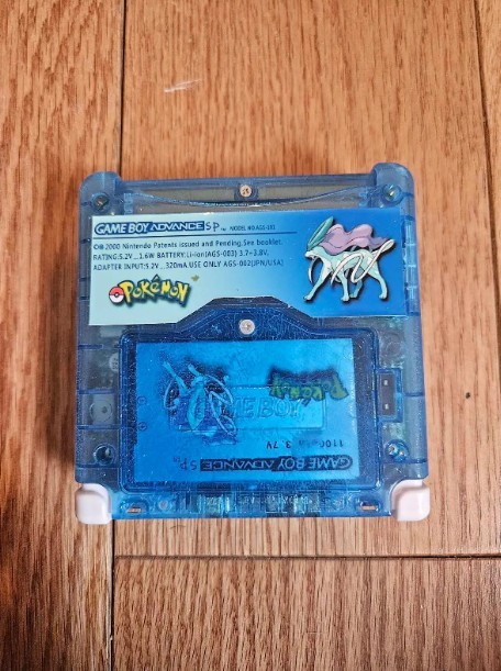 Suicune Edition Game Boy Advance SP AGS-101 - photo 4