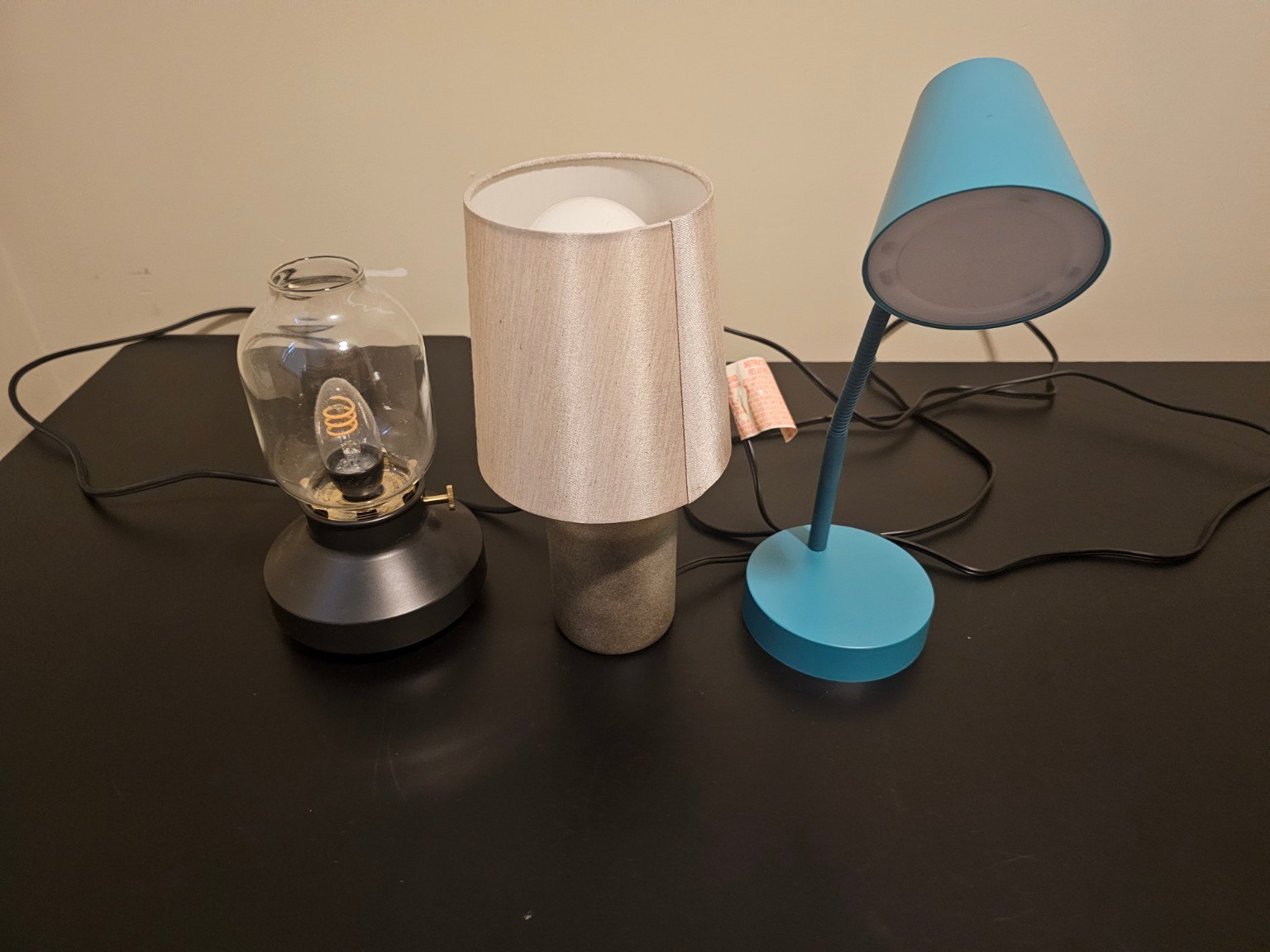 3 Table Lamps for Sale