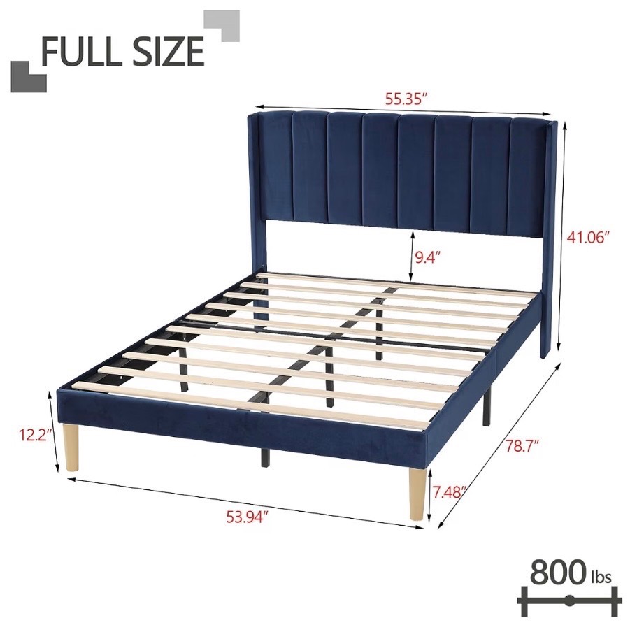 Full-size/Double size Upholstered Bed Frame - photo 3