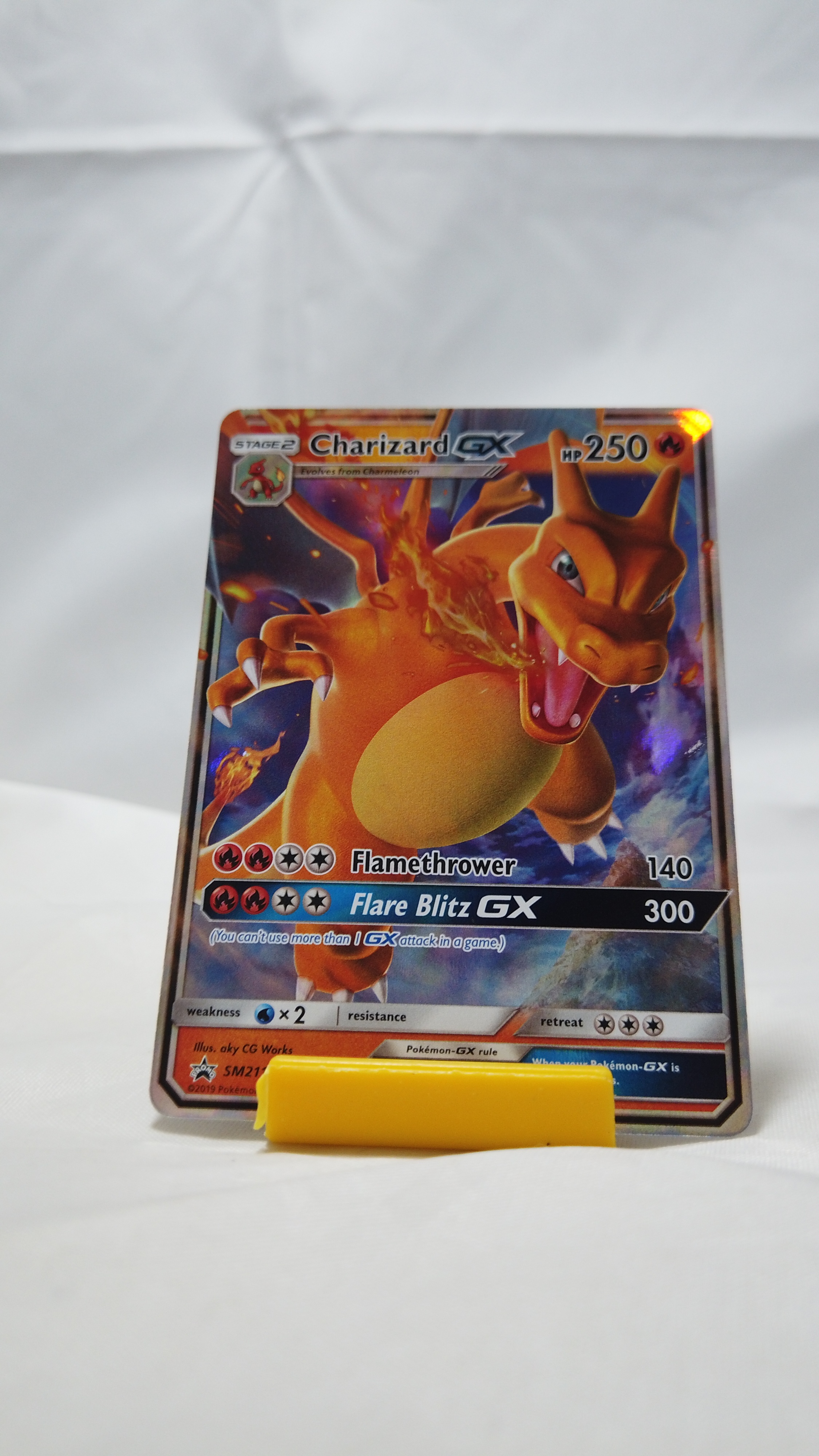 Pokemon Charizard GX SM211 Sun & Moon Black Star Promo Holo NM