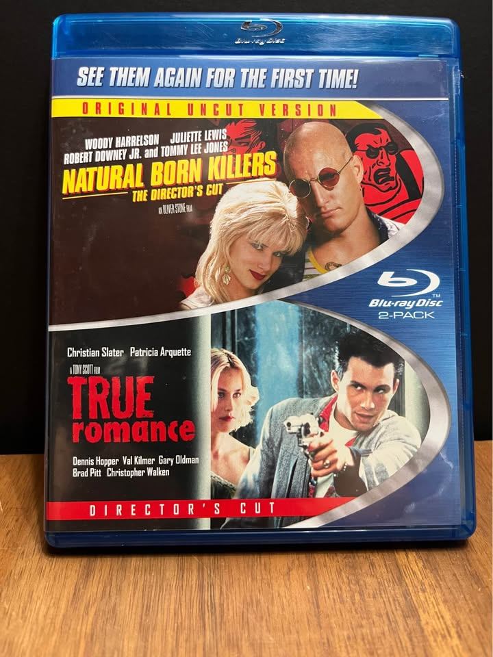 Natural Born Killers & True Romance Blu ray 2 Pack