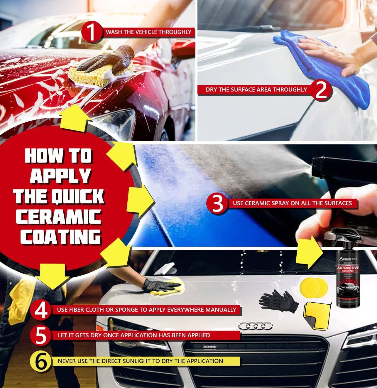 Fantastic XML Waterless Ceramic Coating Spray 500ml - photo 3