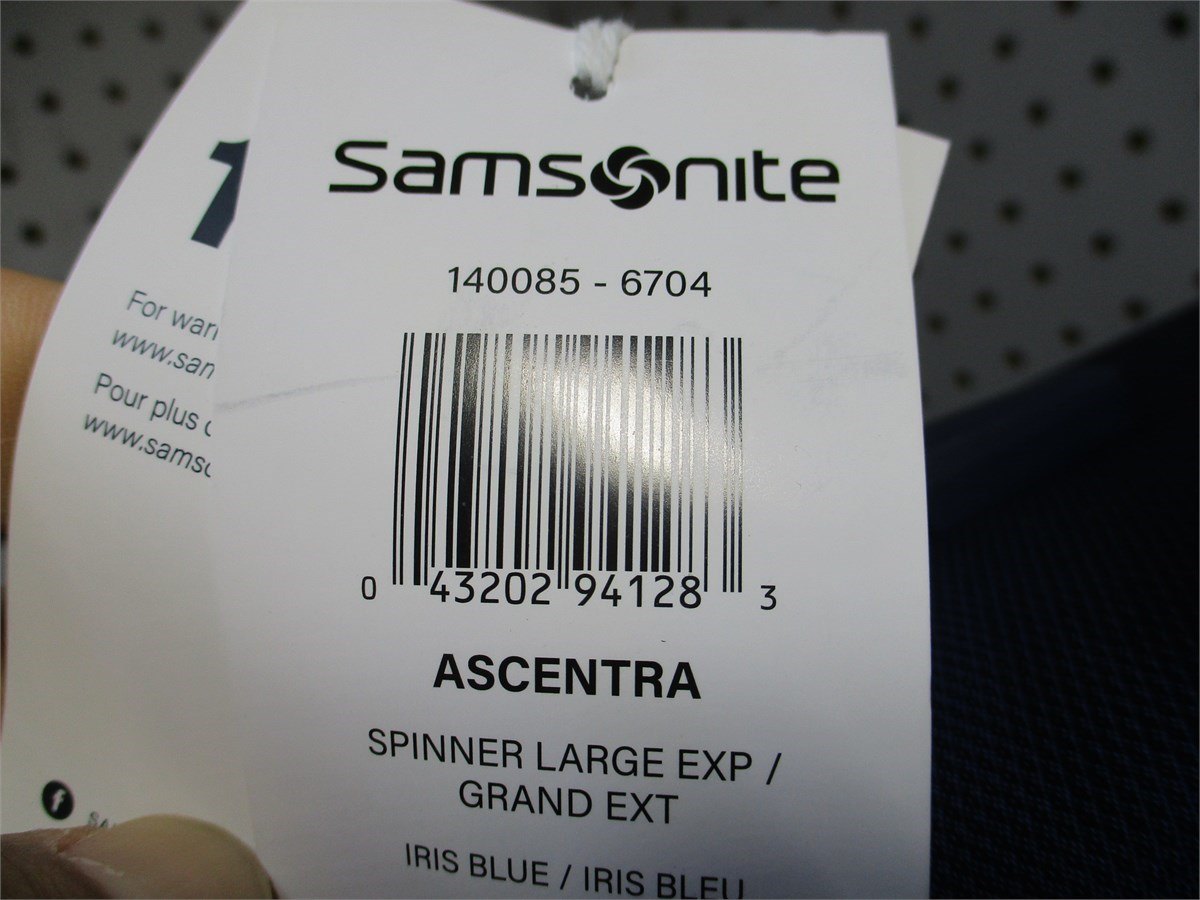 Samsonite Ascentra Spinner Large Expandable Suitcase - Iris Blue - photo 4