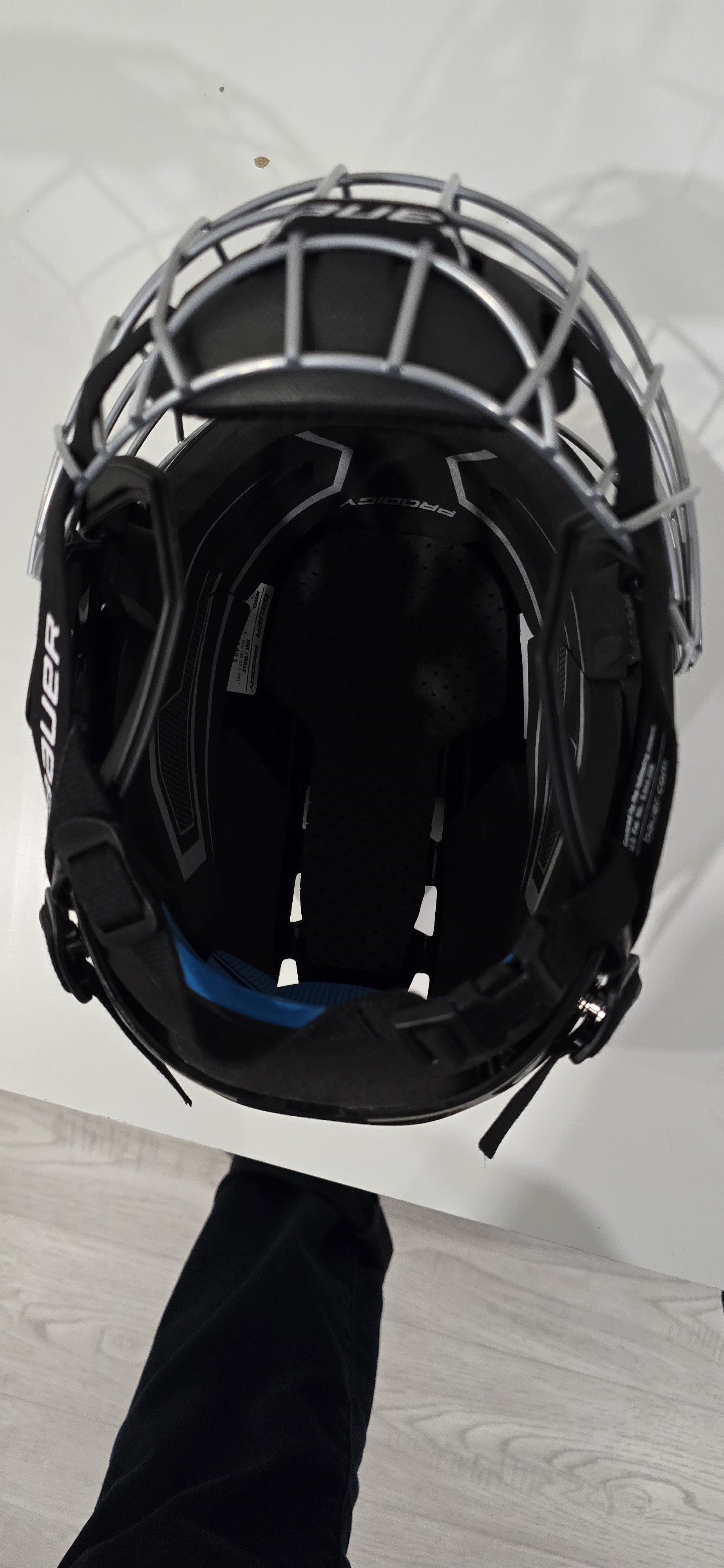 Bauer Prodigy Youth Hockey Helmet Combo - Black, Size XS - photo 4