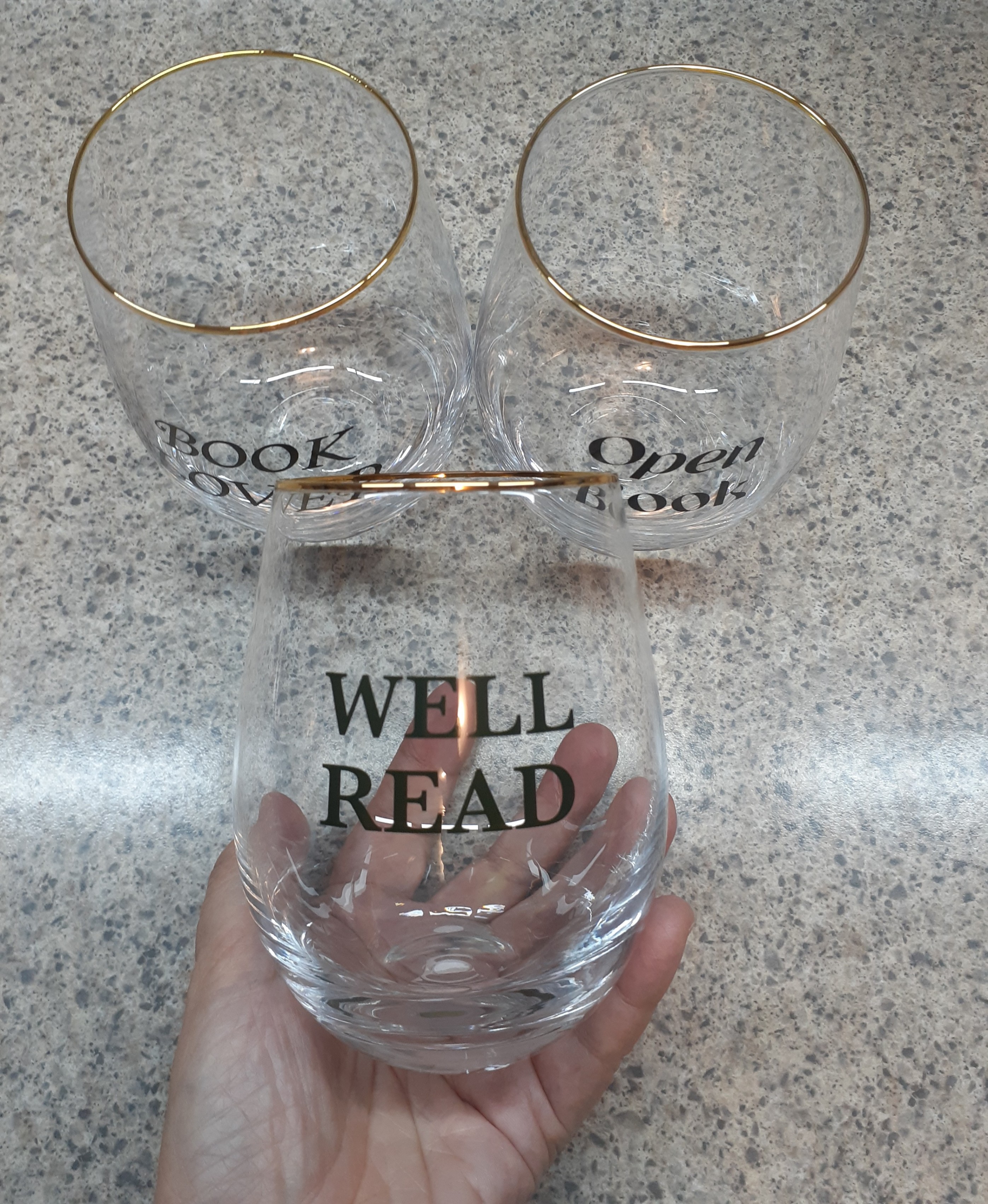 3 Wine Glasses - photo 2
