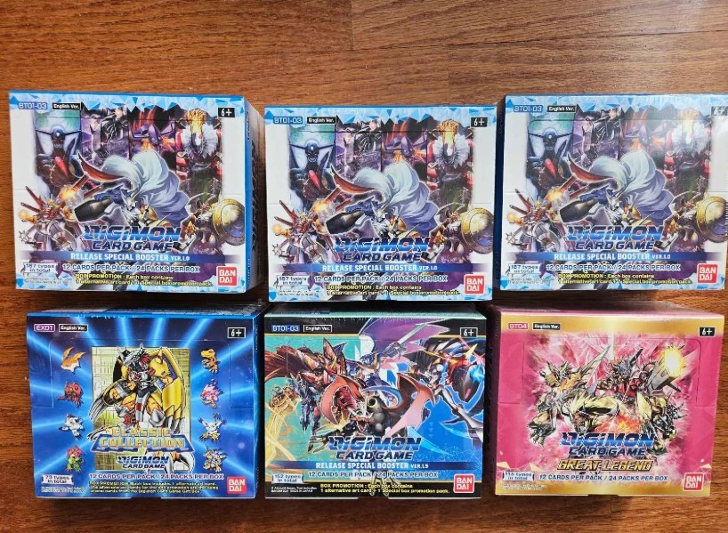 Digimon Card Game Booster Boxes – Factory Sealed