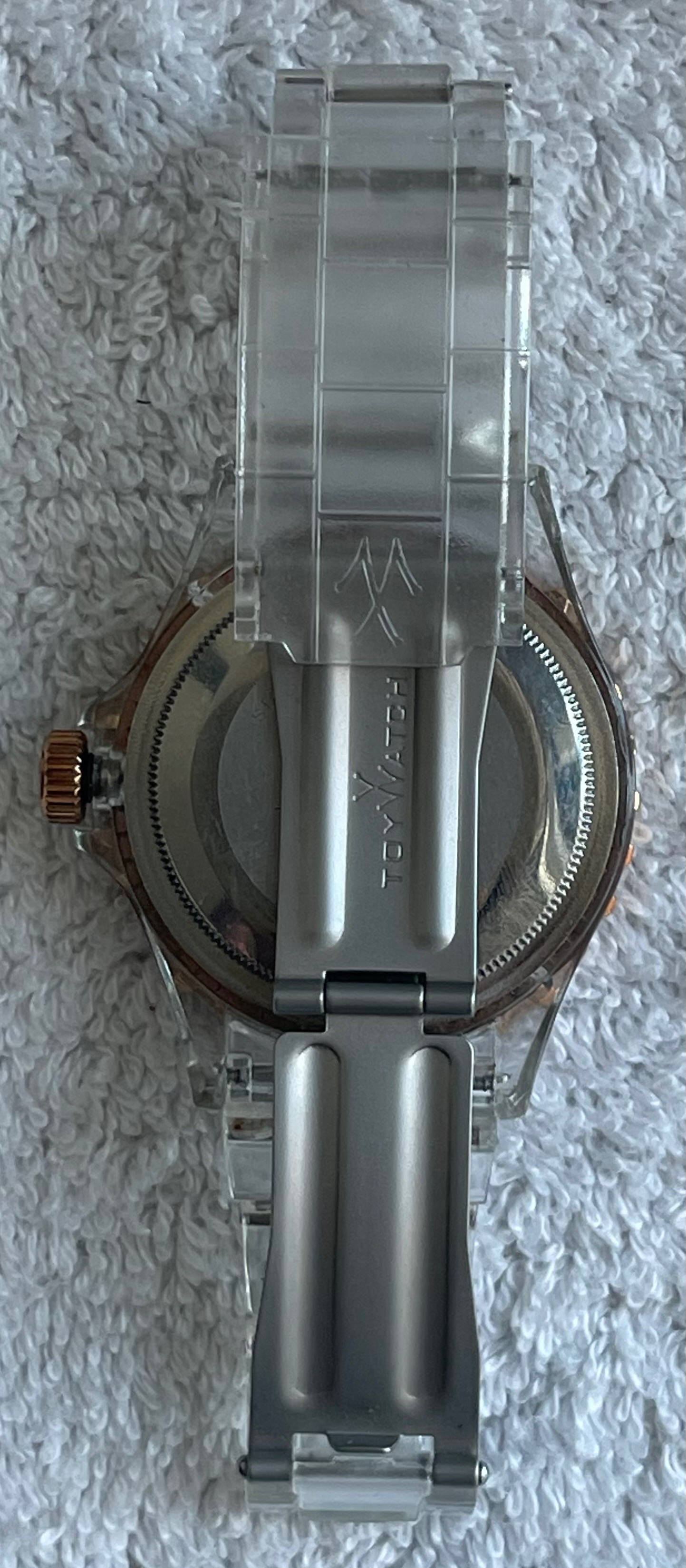 Italian ToyWatch Clear & Rose Gold Watch (Needs Battery) - photo 3
