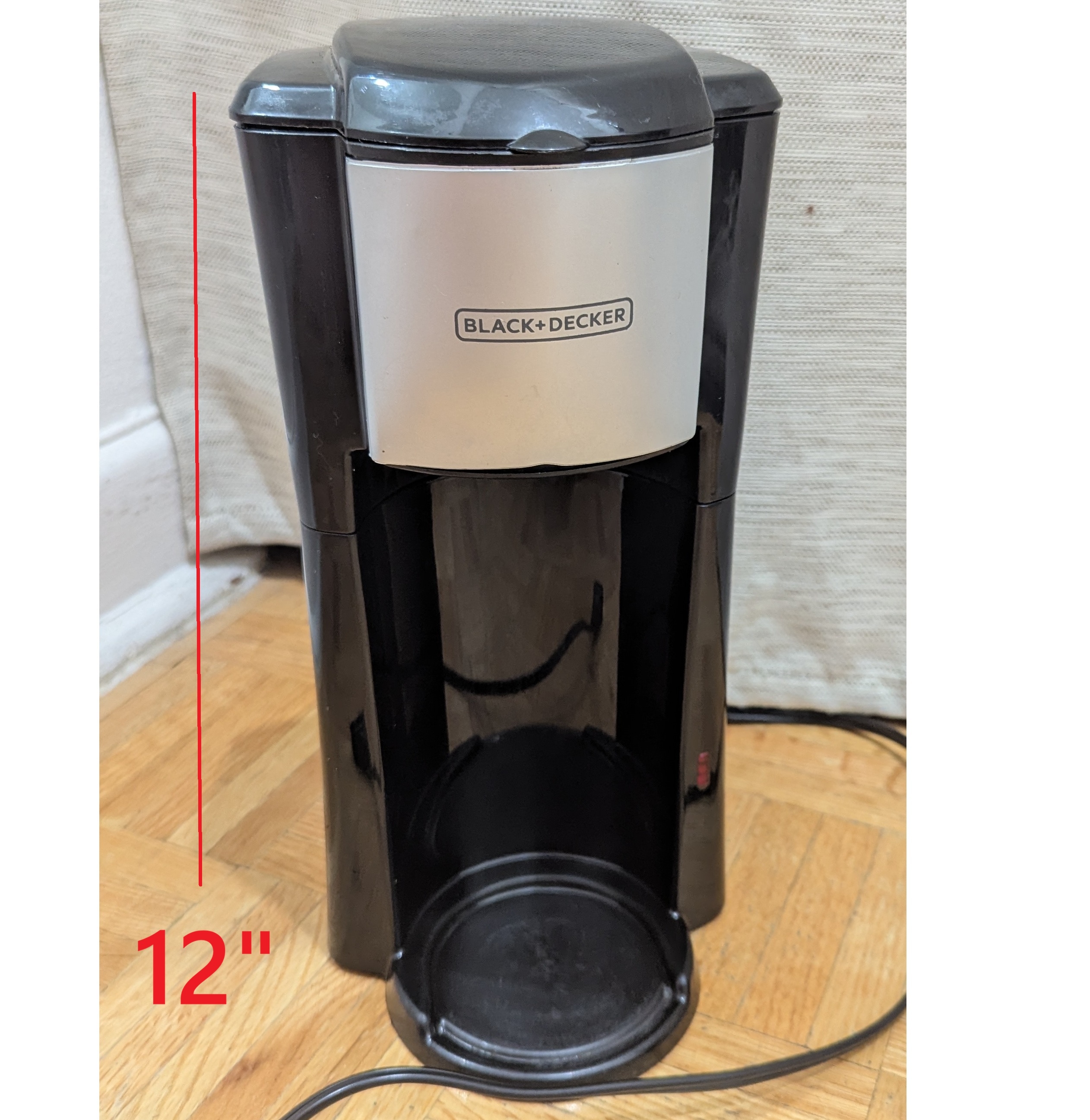 Small, Portable, Coffee Maker for 1 Cup, Easy to use drip coffee