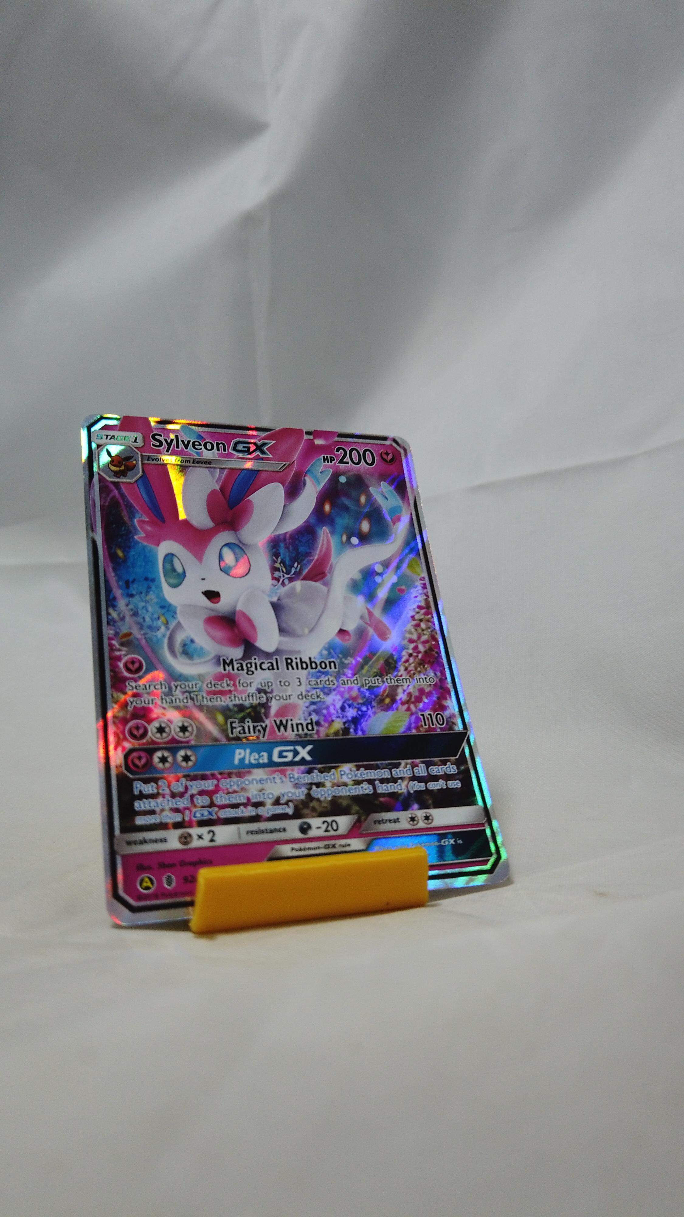 Pokemon Sylveon GX 92a/145 Guardians Rising Card Holo Rare GX NM