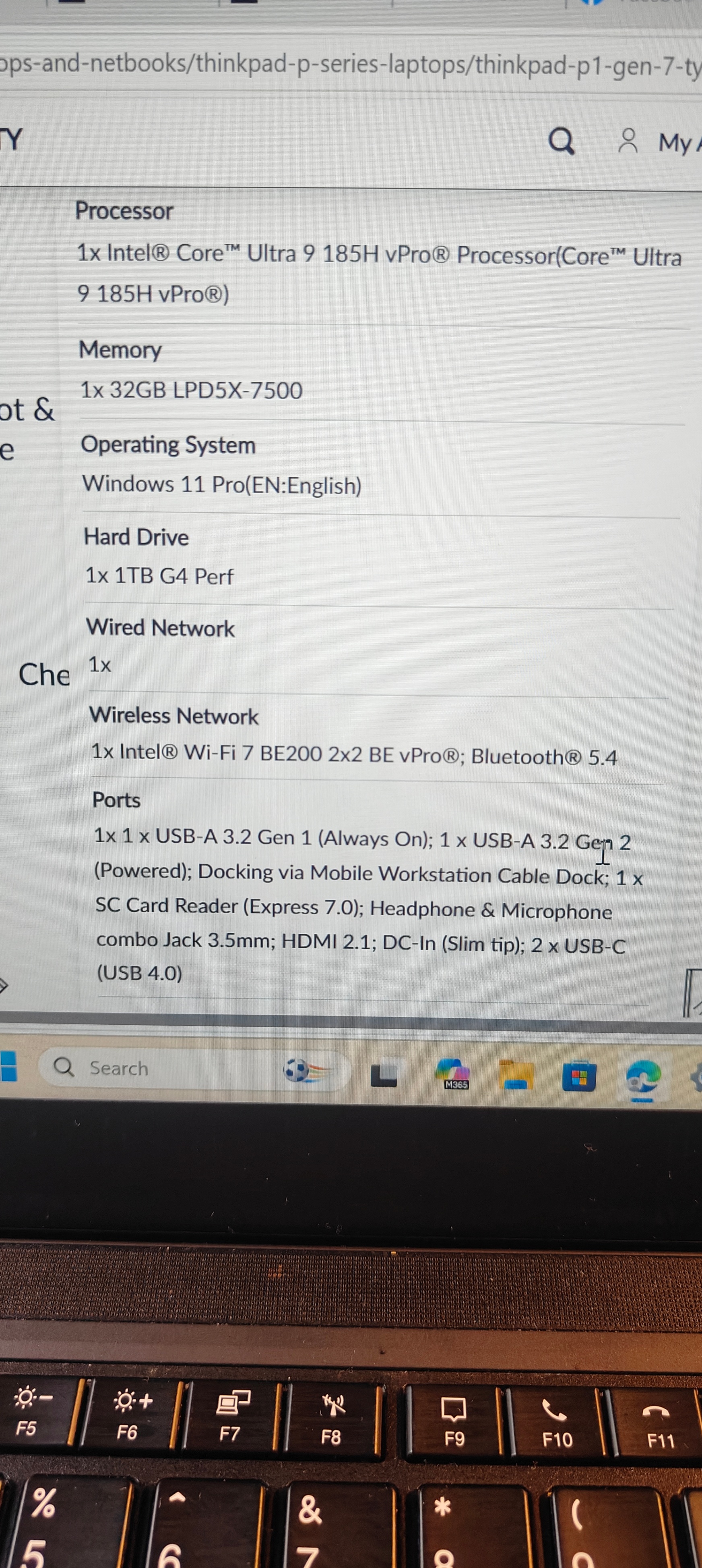LENOVO P1GEN7 ULTRA9 16 INCHES GAMMING LAPTOP - photo 5