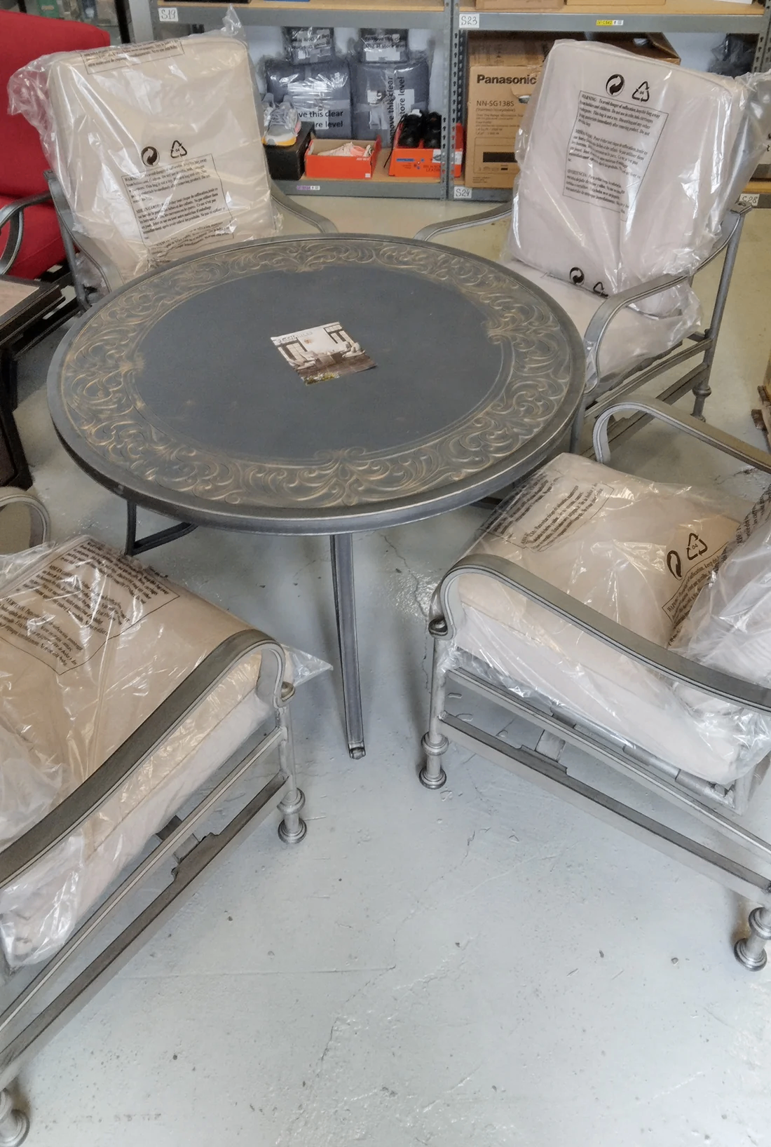 St. Charles 5-Piece Metal Outdoor Patio Fire Pit - photo 2