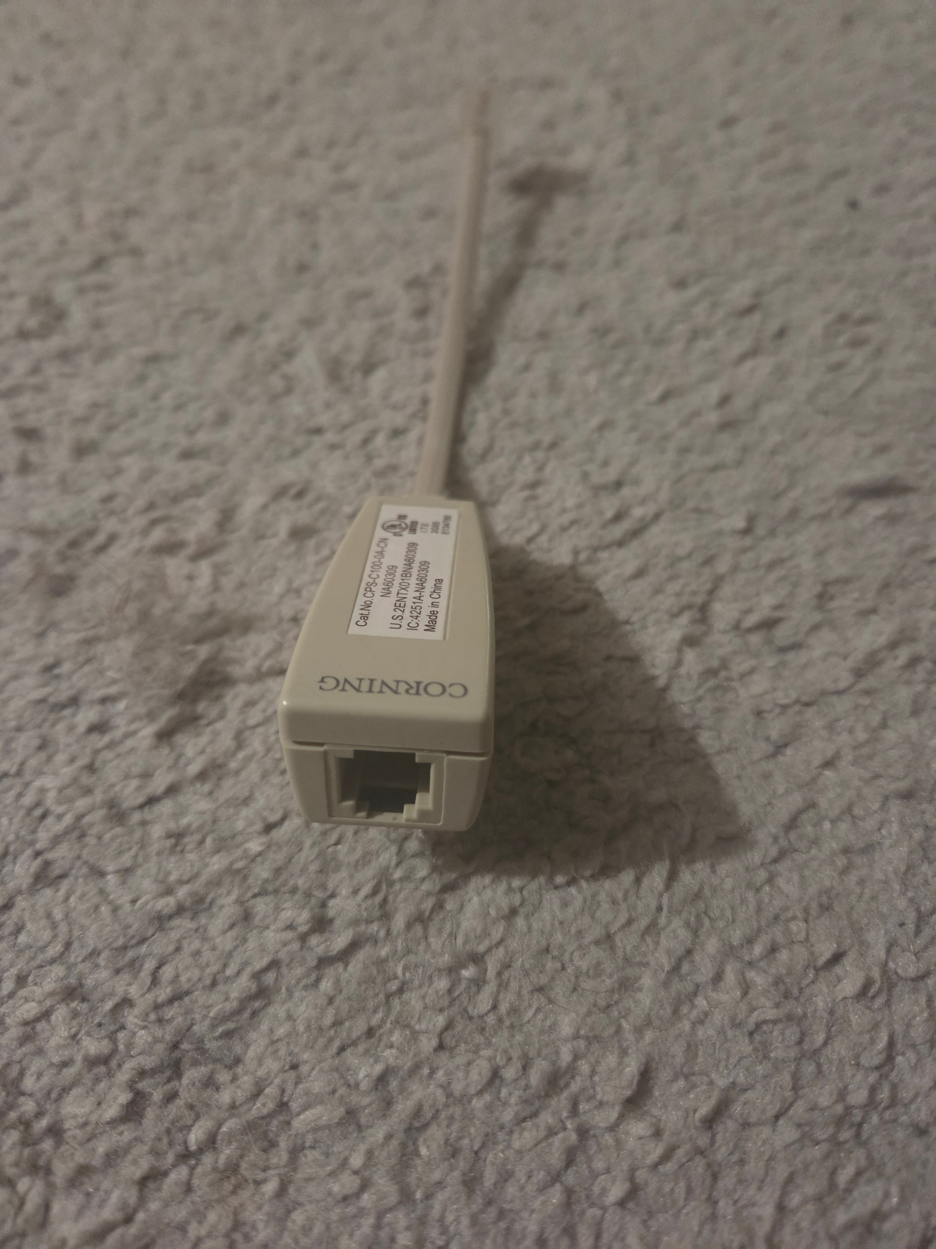 Corning In-Line DSL Phone Filter / Line Noise Splitter