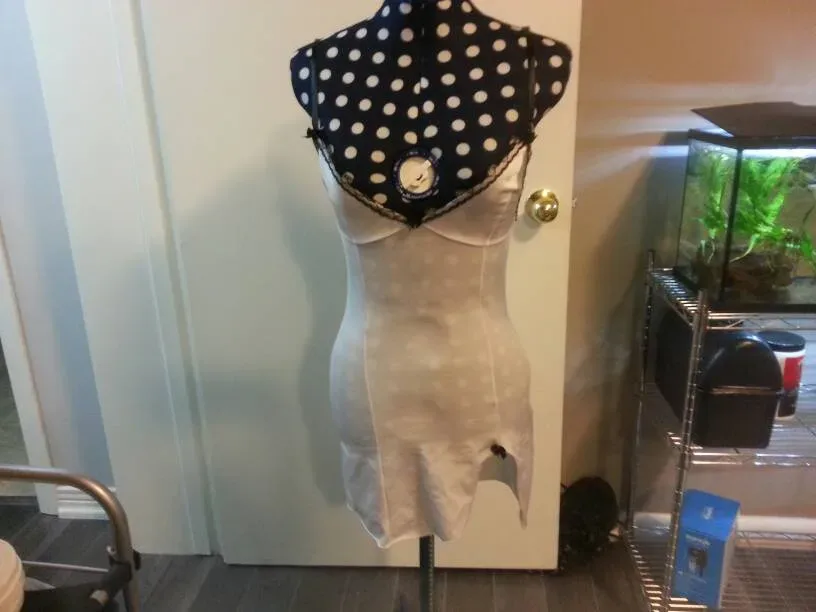 Sexy Black And White Teddy / Night Gown With Bow - photo 2