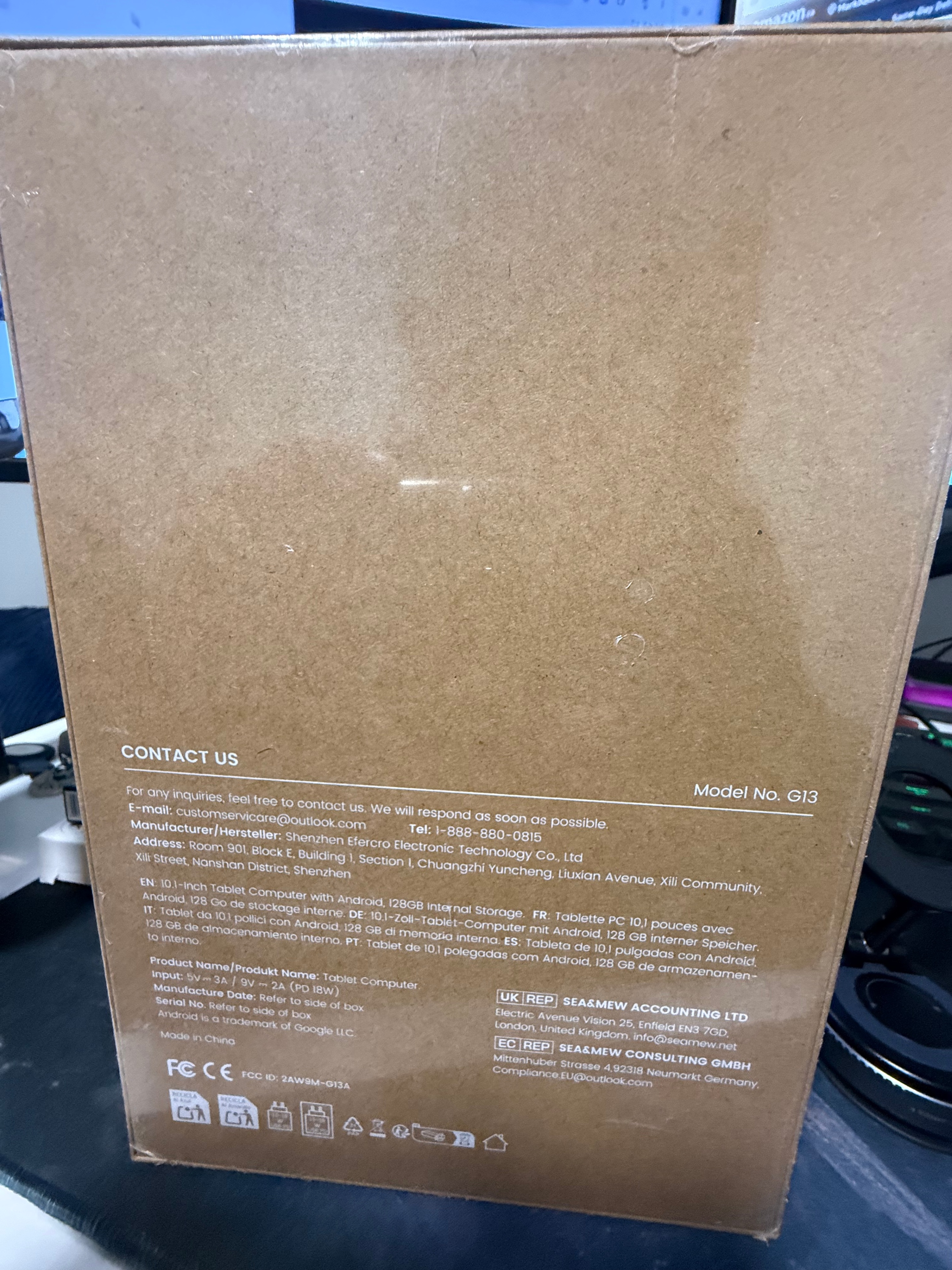 Brand New Sealed 10.1 Inch Android 15 Tablet 128GB WiFi 6 Box - photo 2
