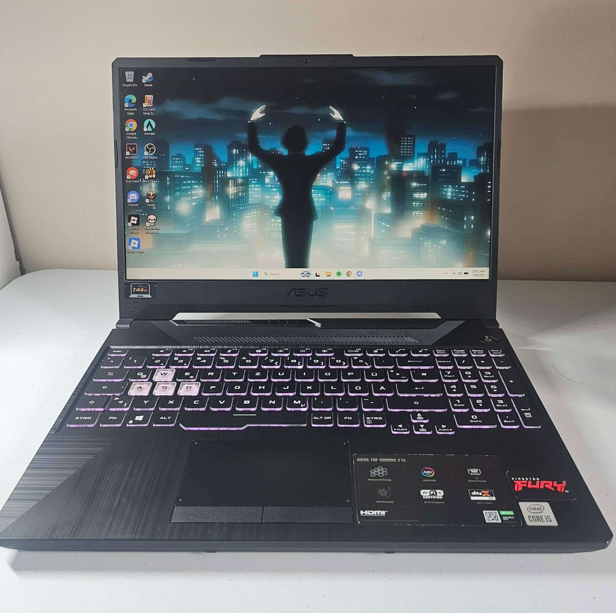 🔥Asus TUF F15 144H Gaming Laptop!