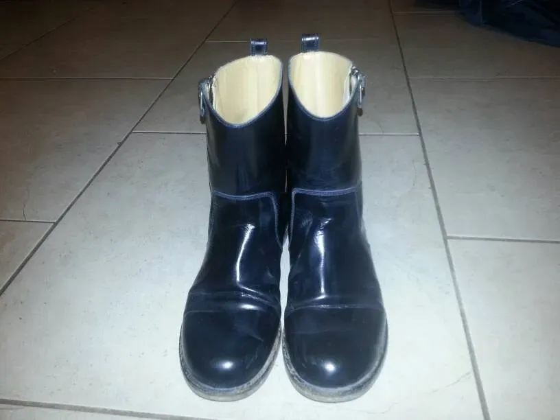Authentic Designer Vintage Leather Boots Maison Martin Margiela