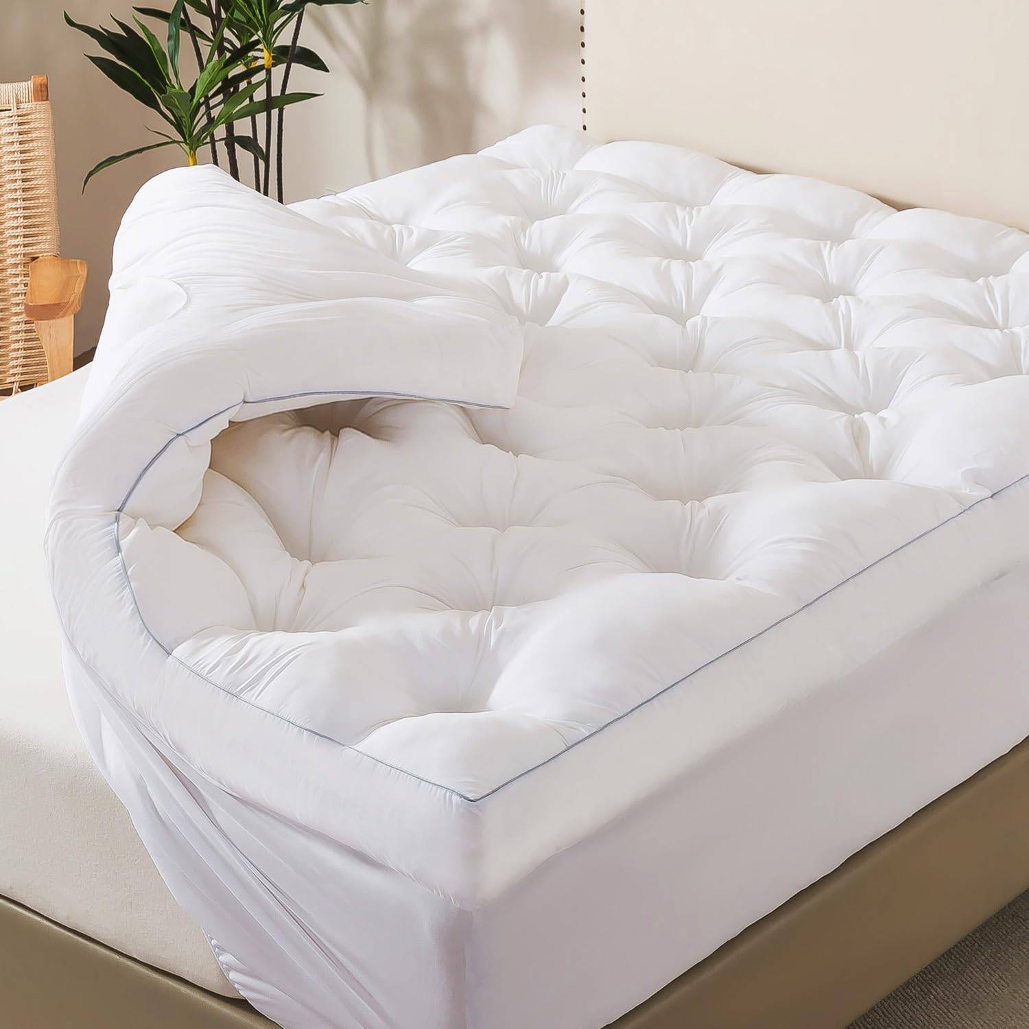 4 Inch Dual Layer Mattress Topper Queen Size - photo 2