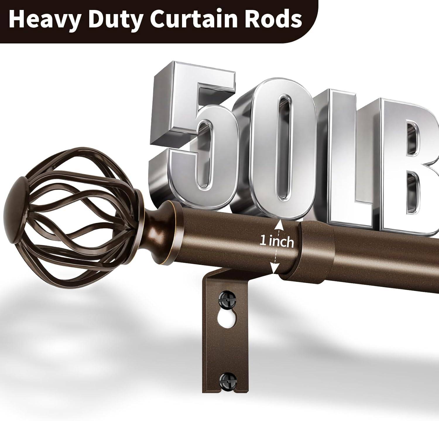 Bronze Curtain Rod - photo 4