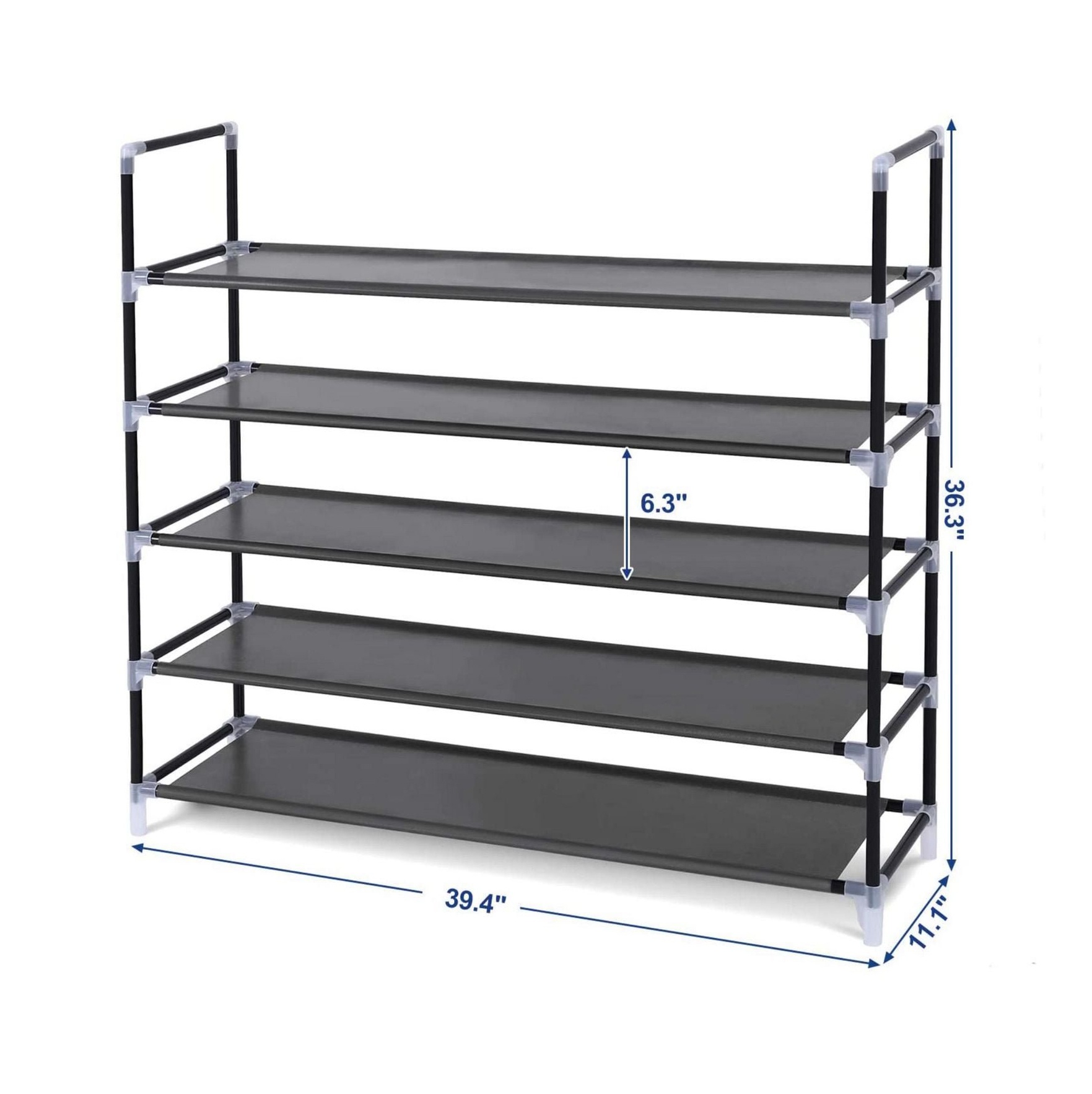 Boutique Home 5-Tier Space Saving Shoe Rack