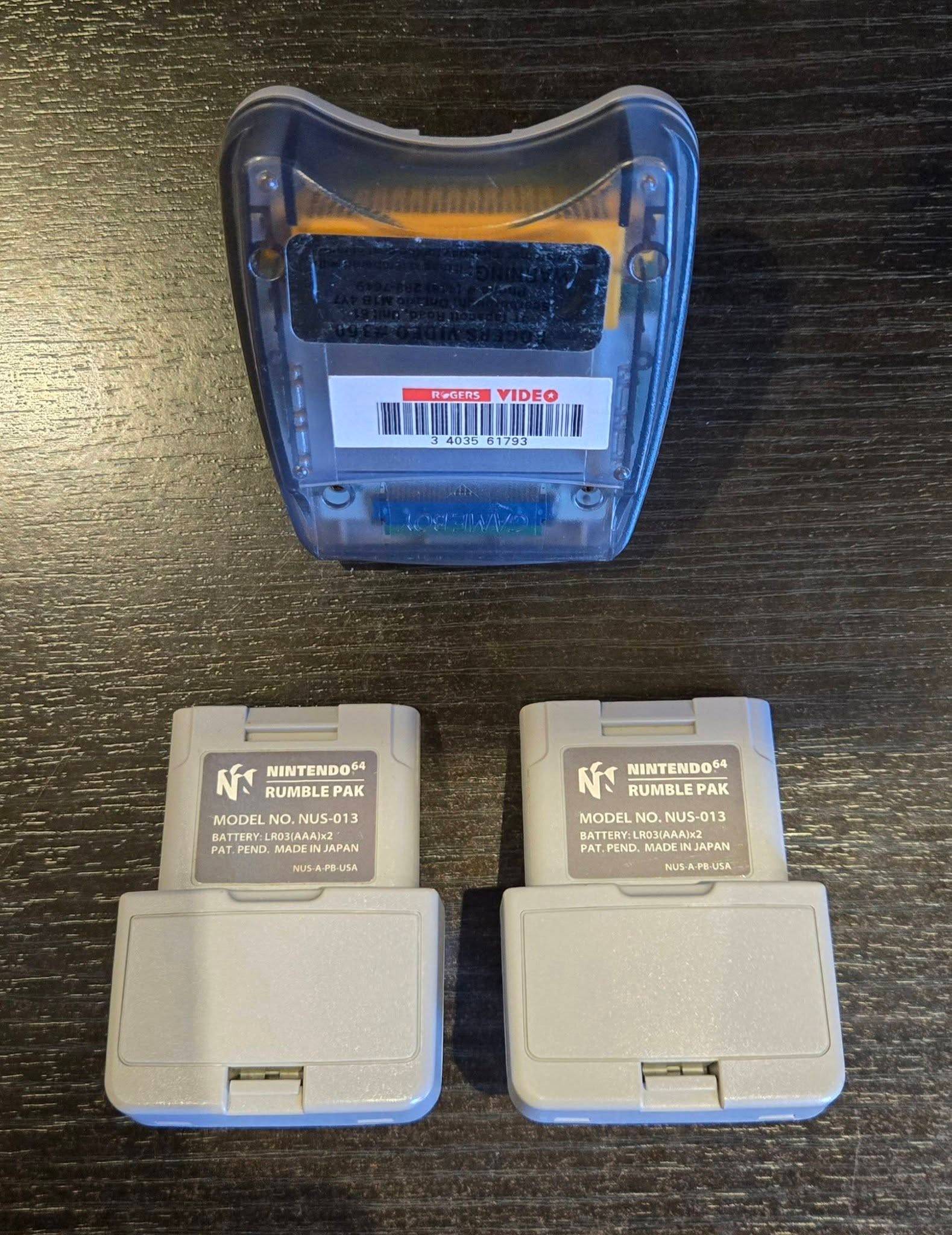 N64 1x Transfter Pak and 2x Rumble Paks - photo 2