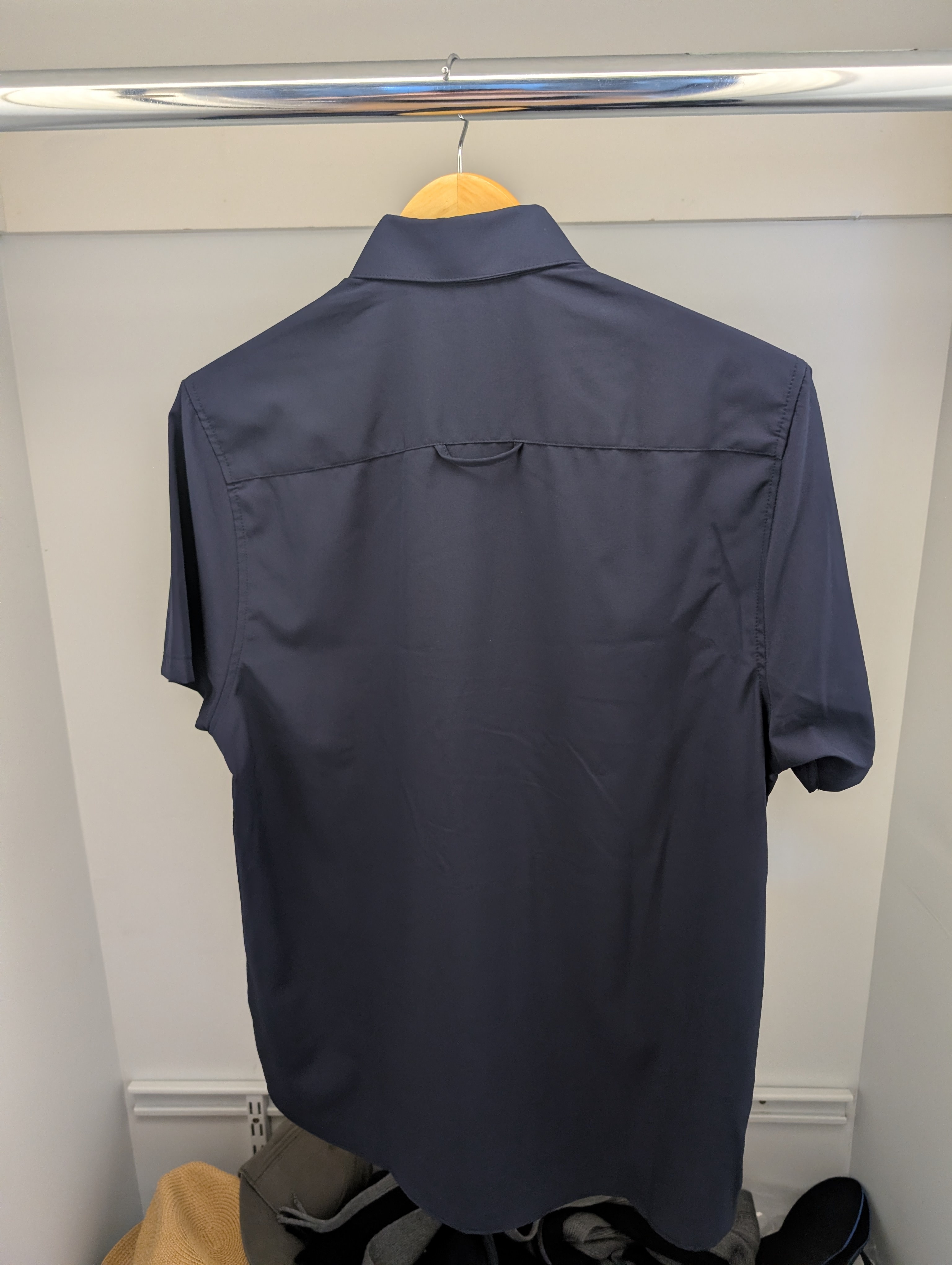 Brooklyn Brigade Solid Short Sleeve 4-Way Stretch Shirt (Navy) S - photo 3