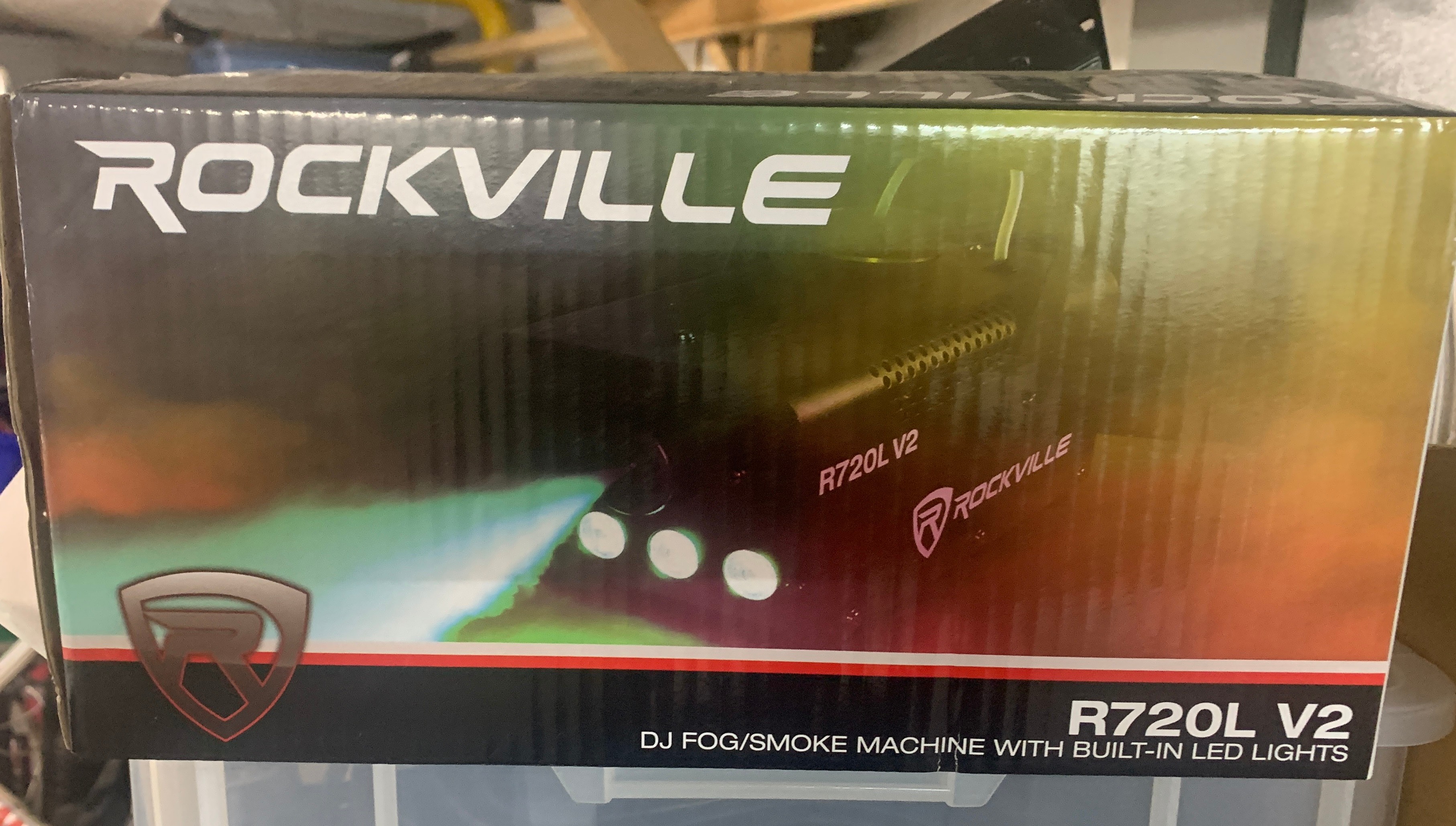 Rockville R720L Fog / Smoke / Haze Machine w/ Remote & RGB LED's