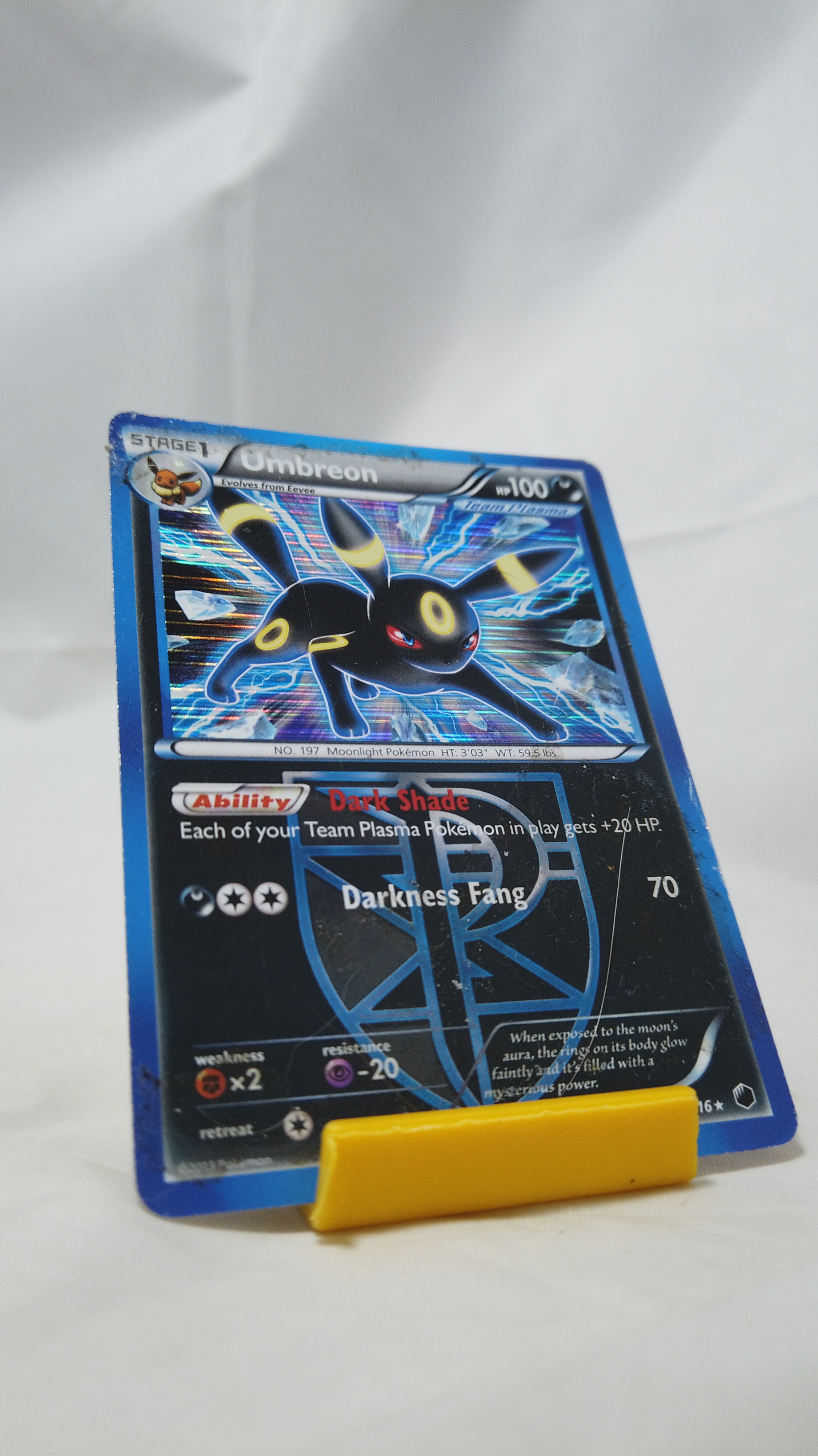 Pokemon Umbreon Team Plasma 64/116 Plasma Freeze Card Holo Rare