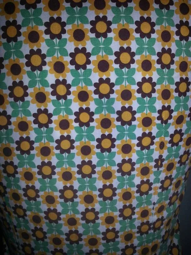 Adorable Bright Floral Yellow And Green Button Down Dress - photo 4