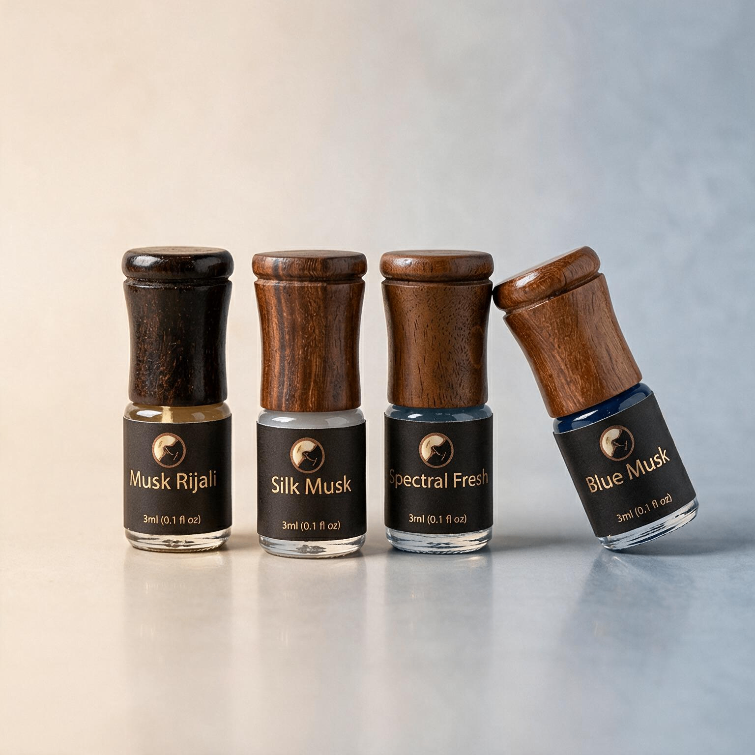 Heritage Attar Discovery Set — 4 Perfume Oils (4 x 3ml)