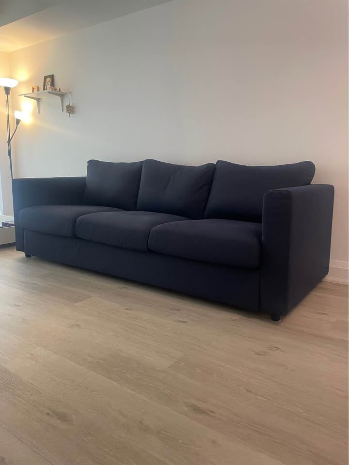 Dark Blue 3-Seater Sofa IKEA Finnala - photo 2