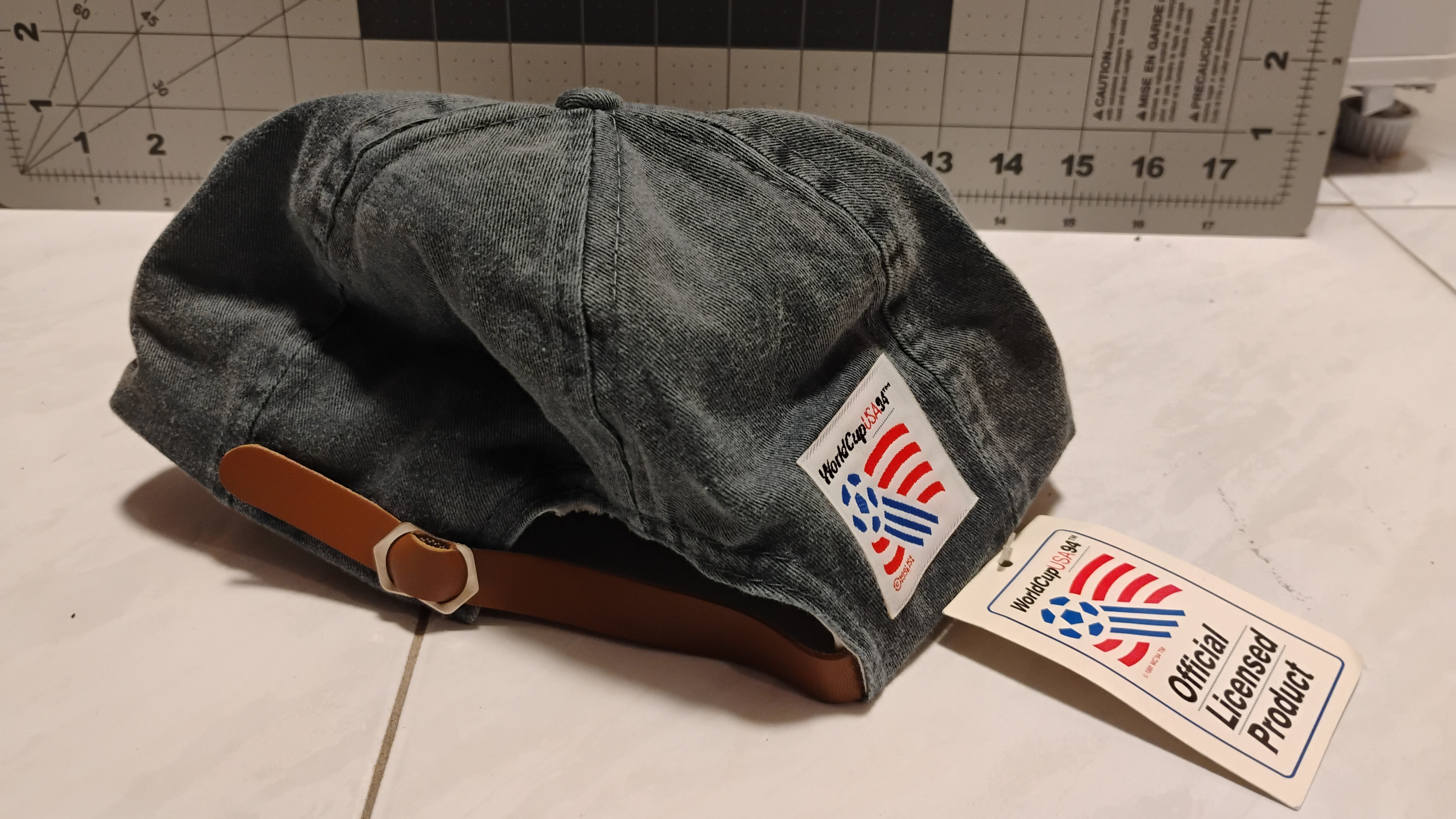 FIFA World Cup USA 94 Greece Hat With Cloth Strap - photo 2