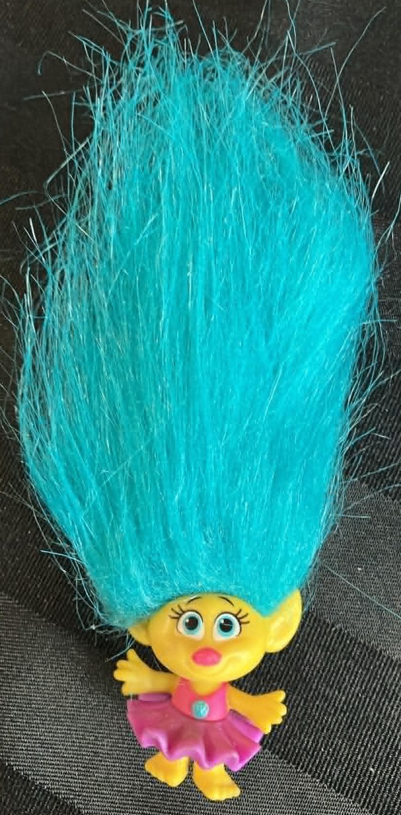 Trolls Smidge Blue Hair Doll Figure - 5 Inches