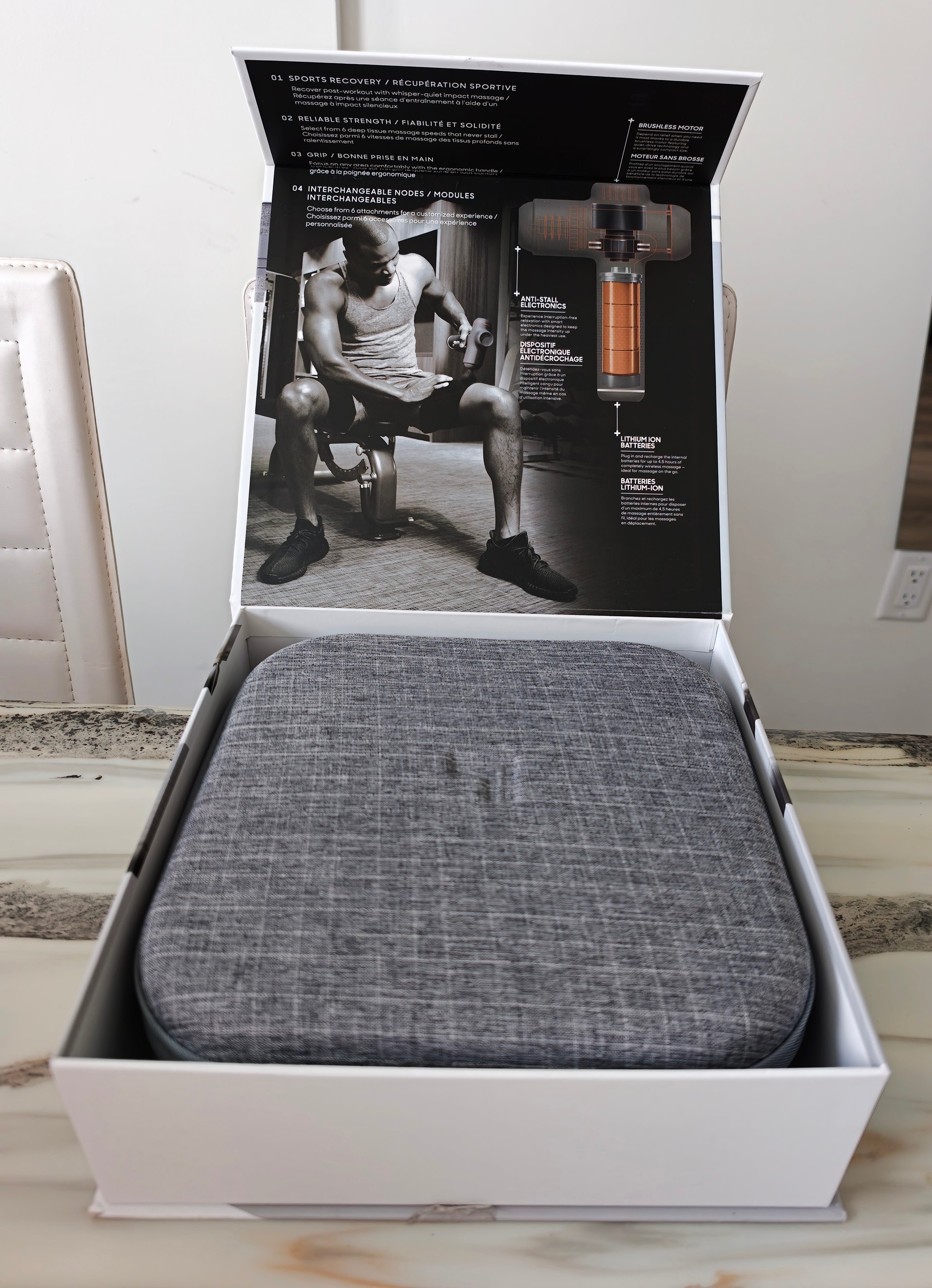 Sharper Image Power Percussion Deep Tissue Massager (Like New) - photo 2