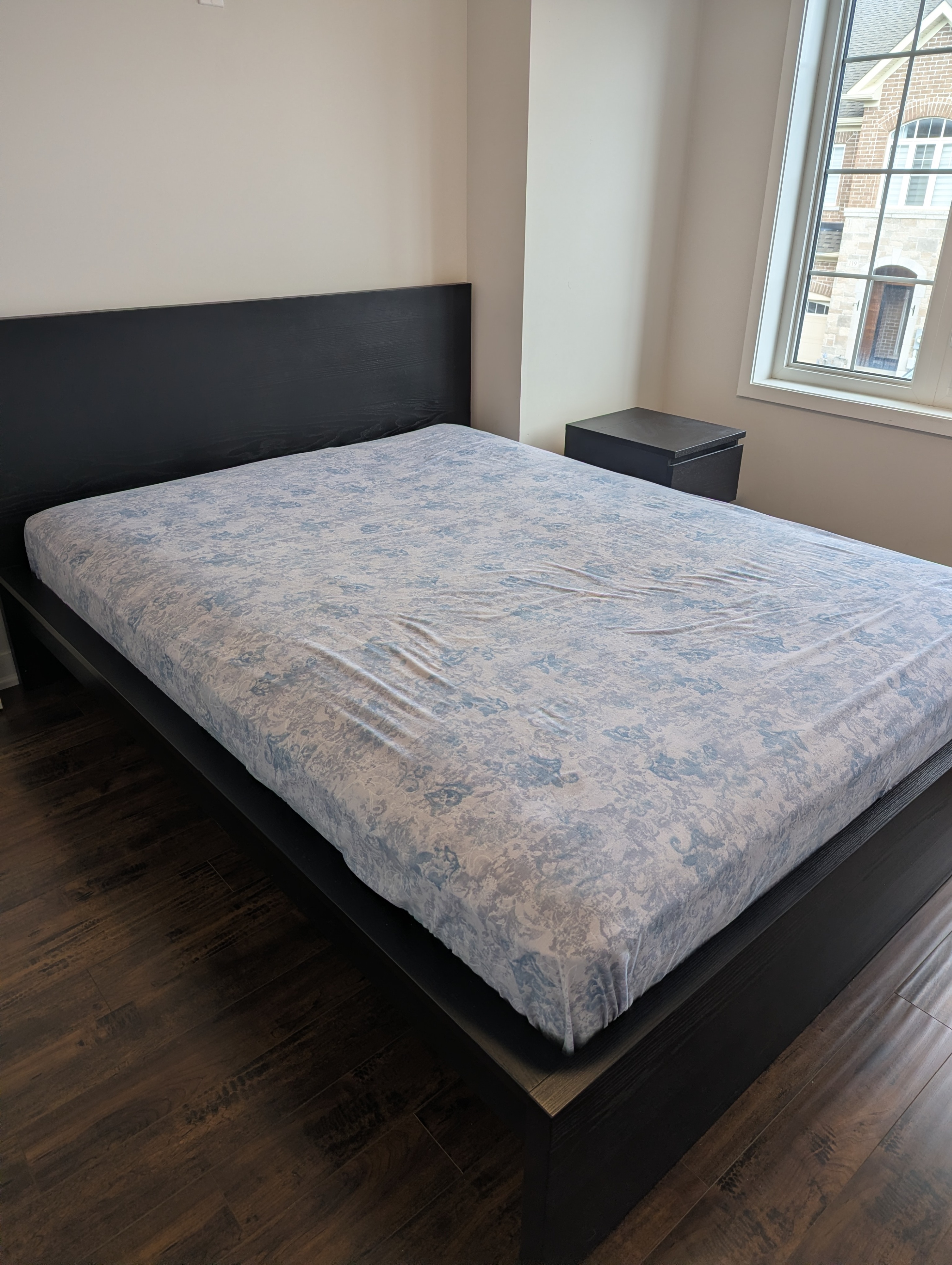 IKEA MALM Queen Bed Frame & Matching Chest Set