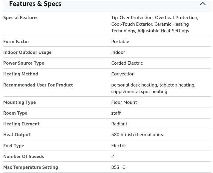 Honeywell HeatBud Personal Compact Heater - photo 5