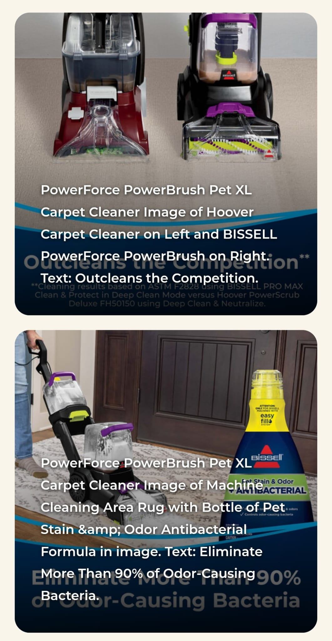 Bissell Powerforce Powerbrush Pet XL Carpet Cleaner - photo 2
