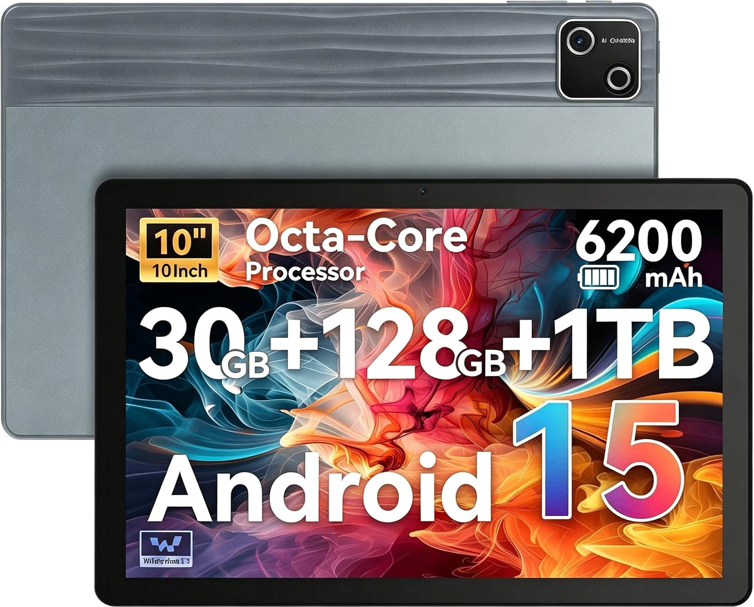 Brand New Sealed 10.1 Inch Android 15 Tablet 128GB WiFi 6 Box