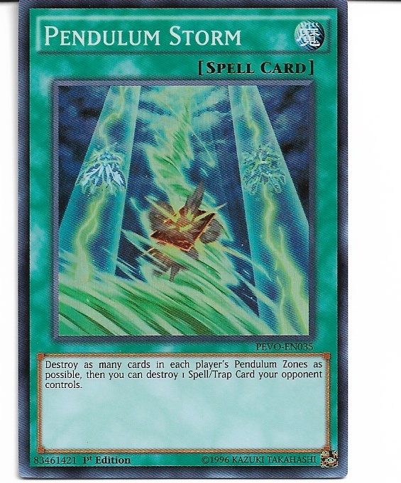 Yu-Gi-Oh Pendulum Storm PEVO-EN035 Holo LP