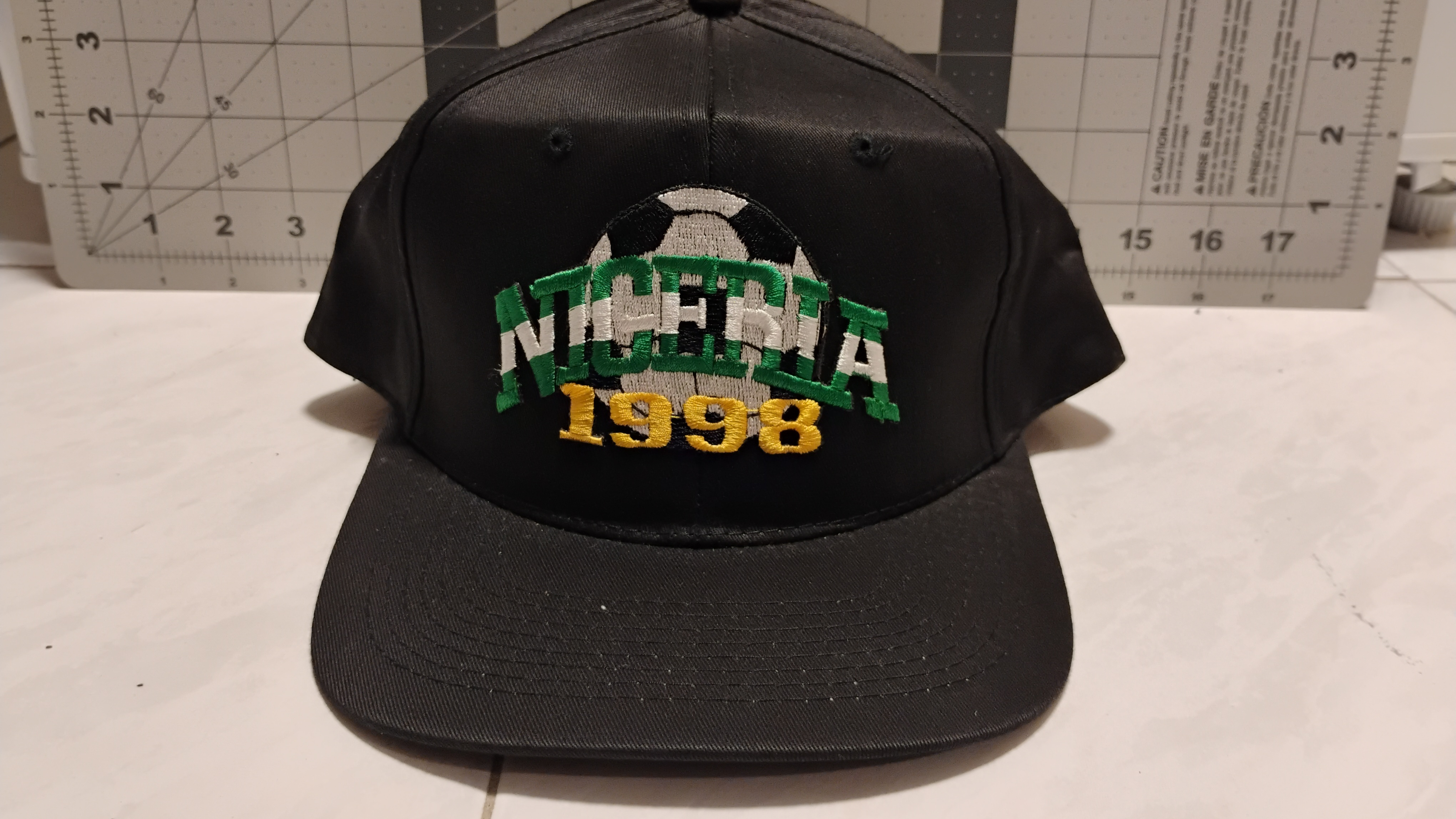 FIFA World Cup 98 Nigeria Snapback Hat Black Version