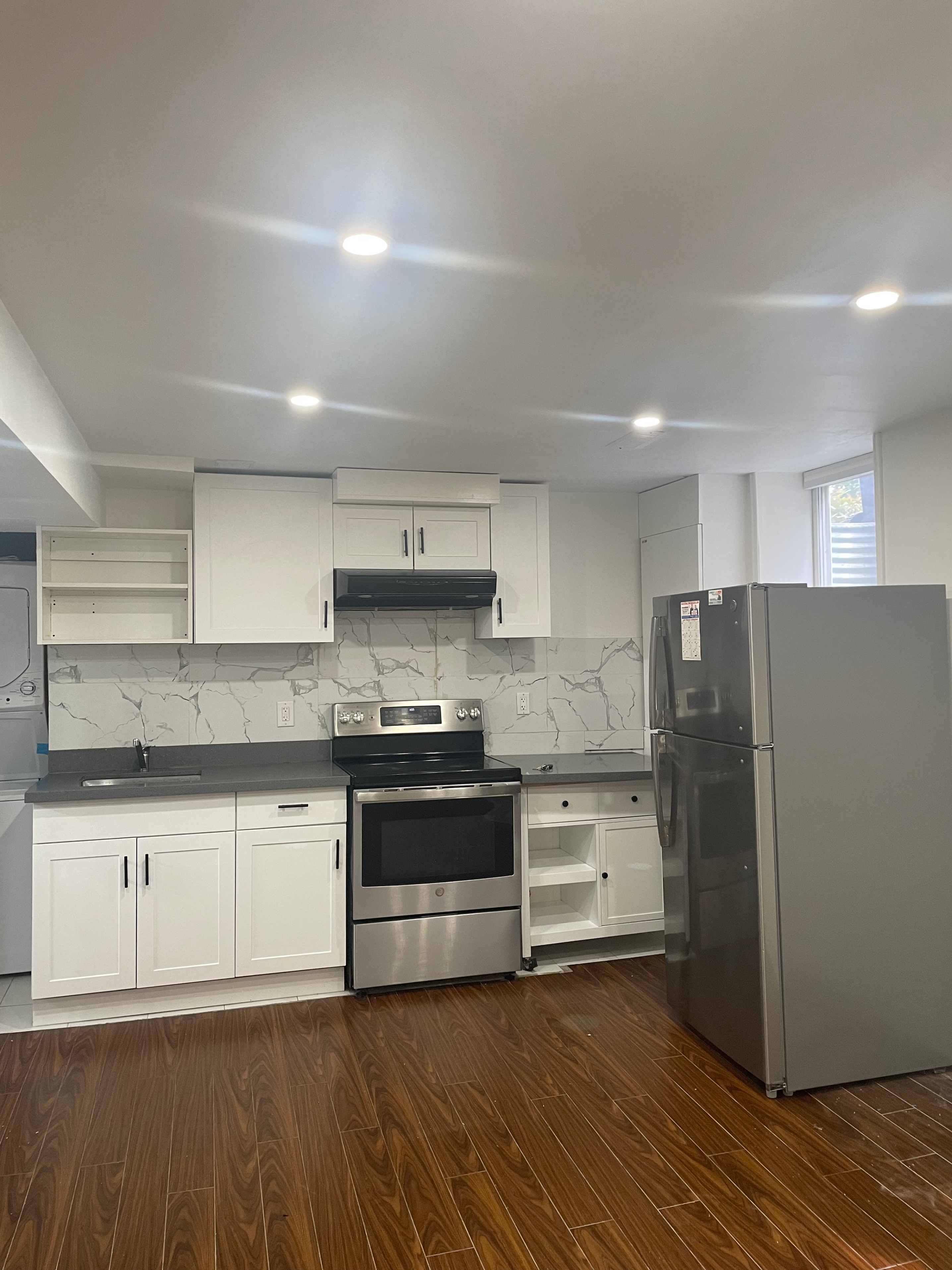 For rent, legal bright two bedrooms basement
