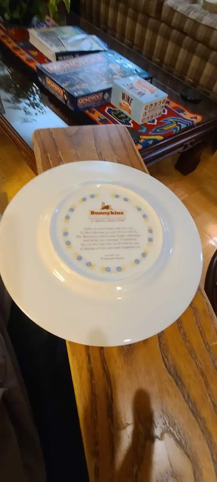 Bunnykins Royal Doulton "Celebrate Your Christening" Plate - photo 2