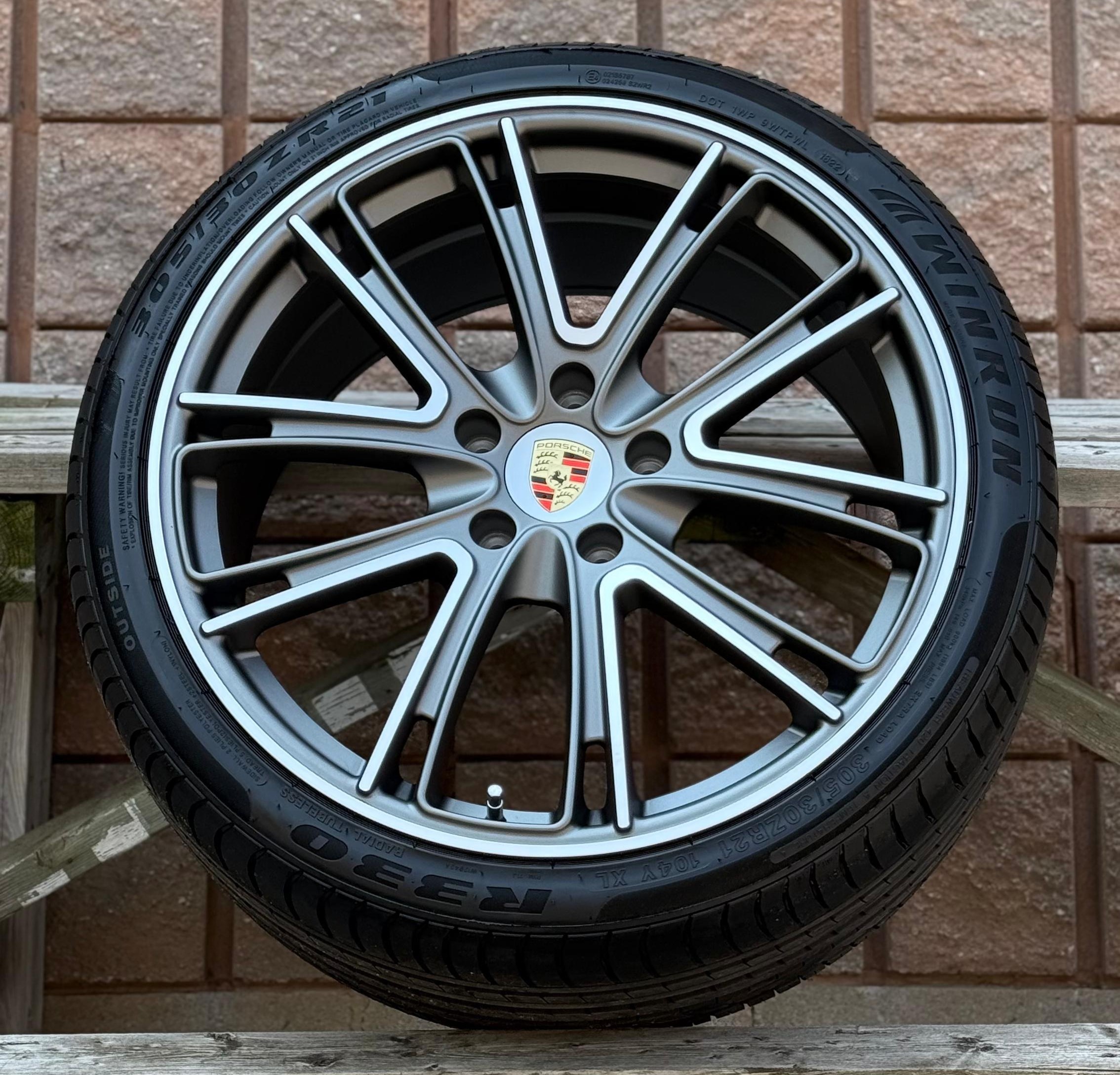 NEW FORGED 21”Taycan/Panamera/Etron(5x130)+used Pirelli SNOWS - photo 2