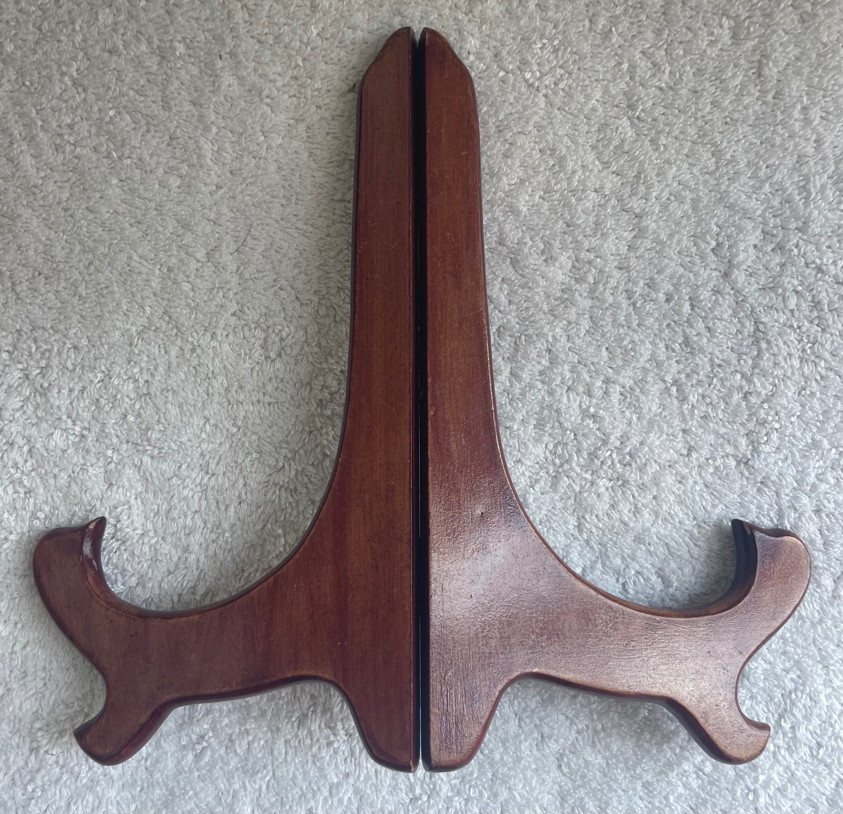Vintage Folding Wooden Display Stands (Set of 2) - photo 5